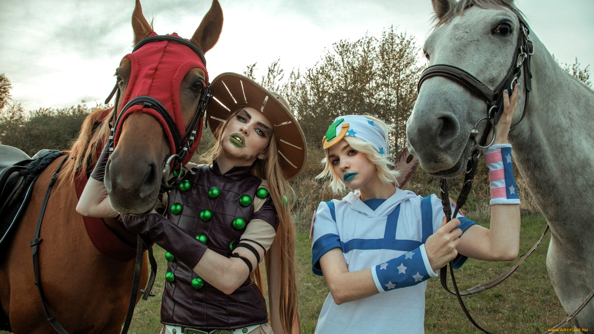 девушки, tenletters, образы, наряды, косплей, лошади