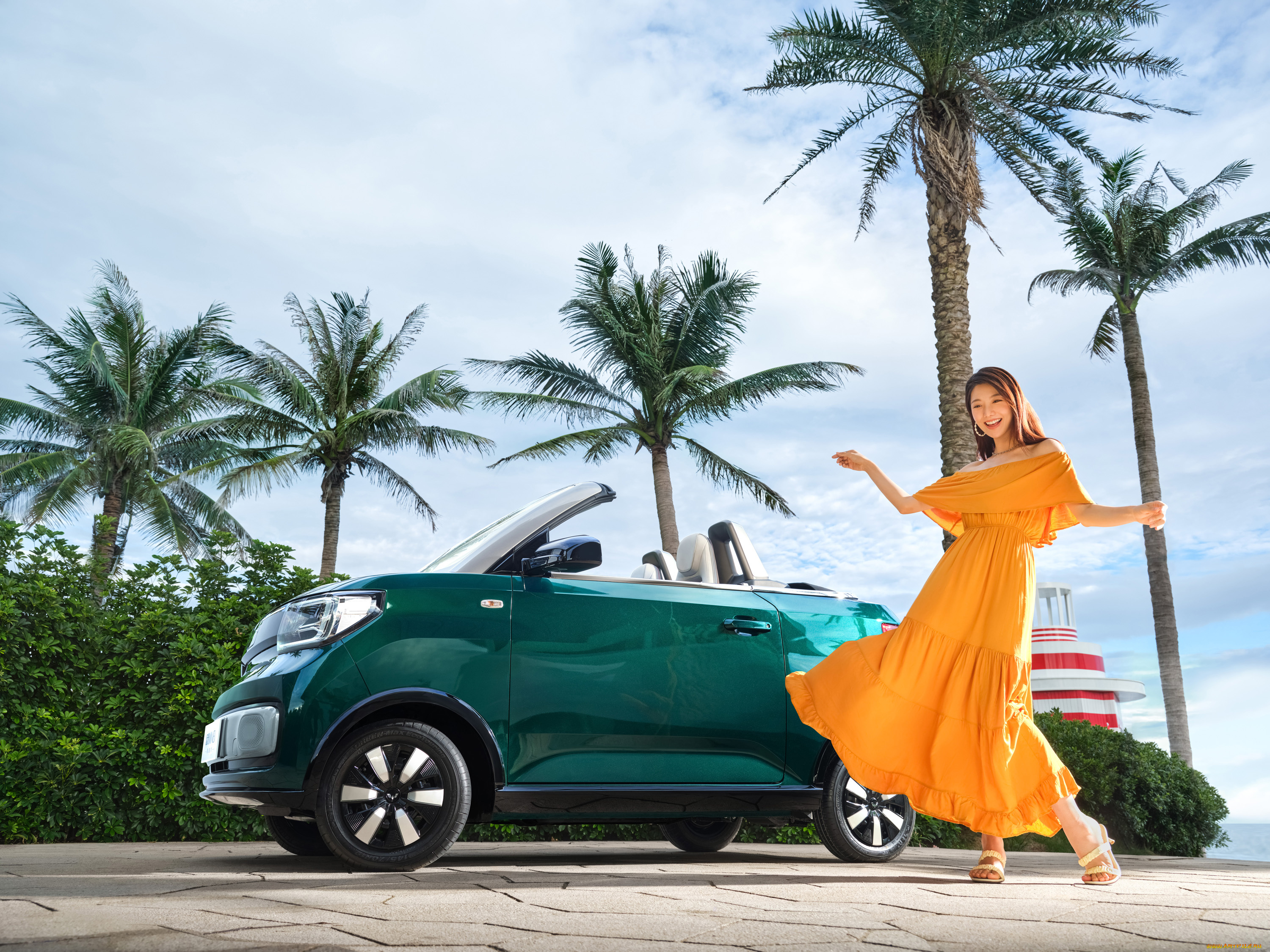 автомобили, -авто, с, девушками, wuling