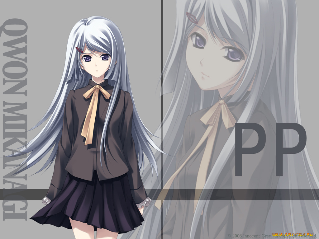 аниме, innocent, grey