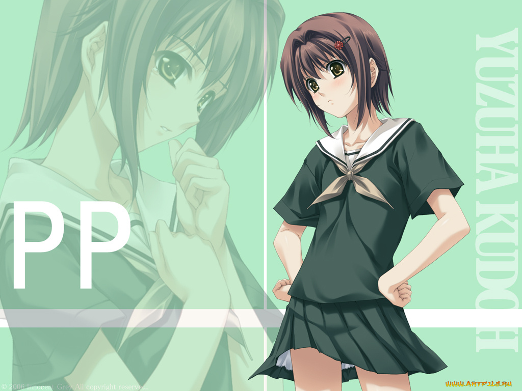 аниме, innocent, grey