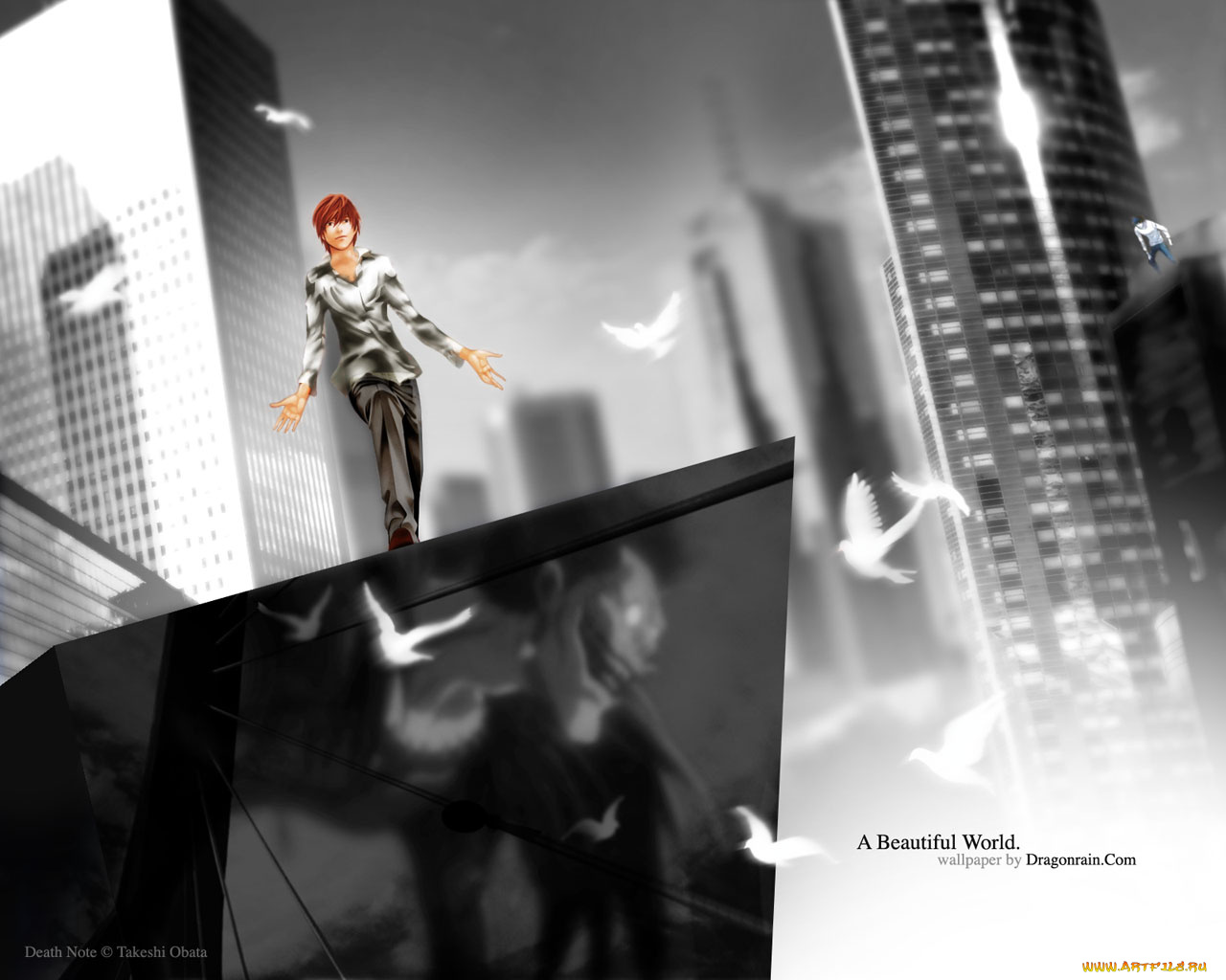 аниме, death, note
