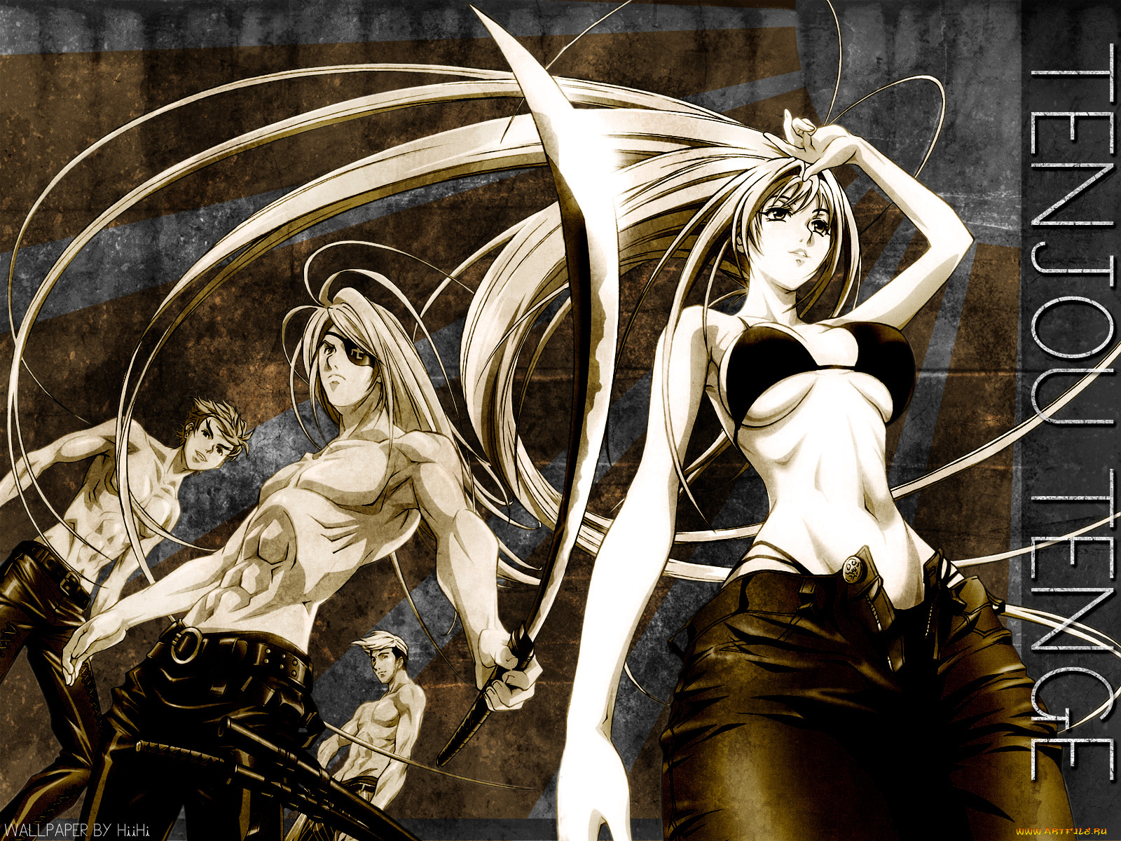 аниме, tenjou, tenge