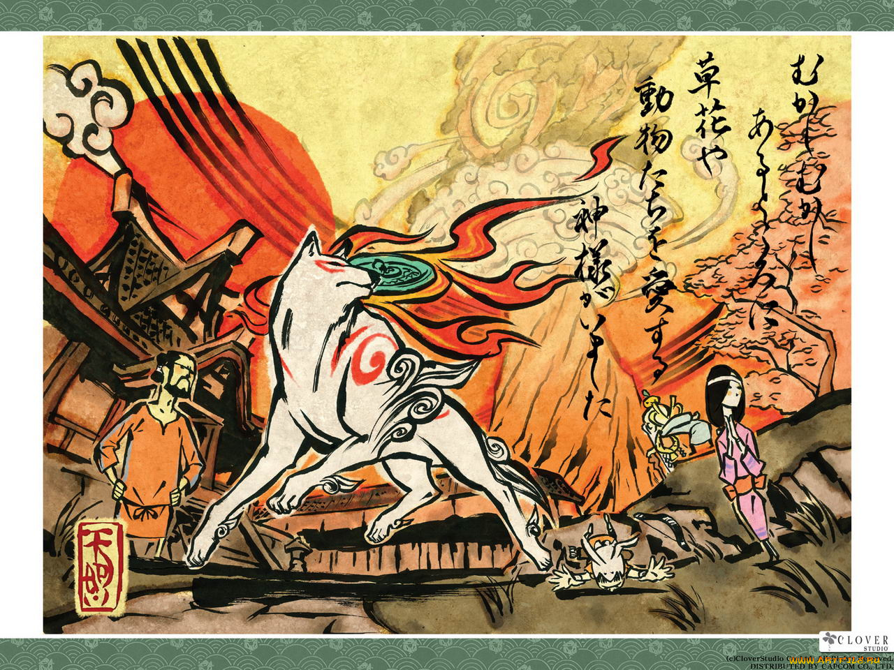 okami, видео, игры