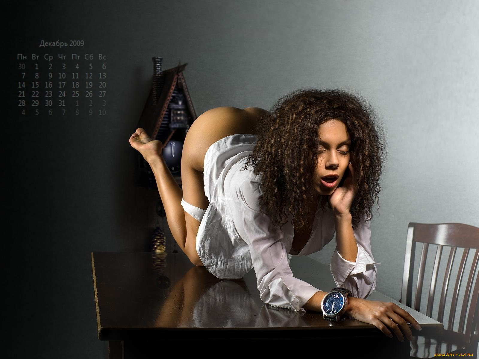 календари, девушки