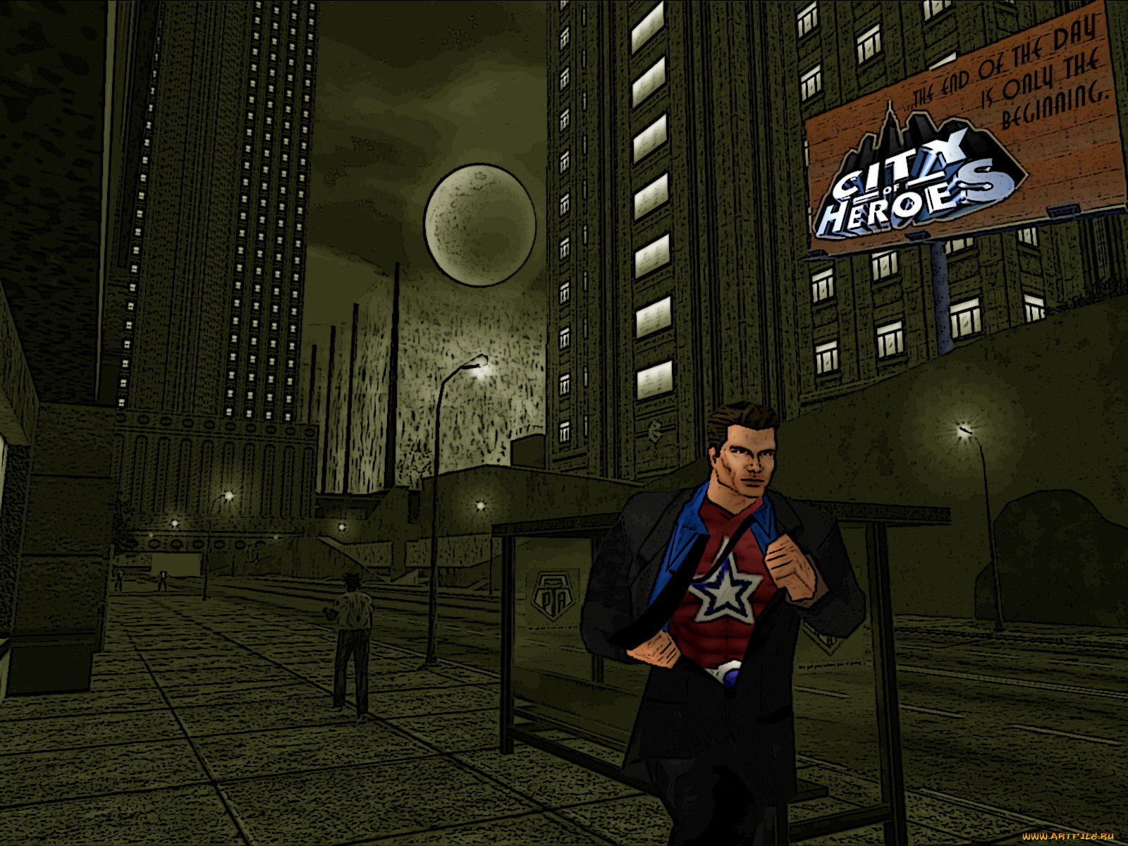 видео, игры, city, of, heroes