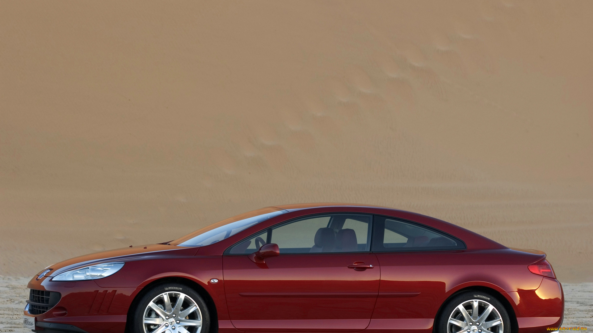 автомобили, peugeot, prologue, 407, красный, 2005, concept