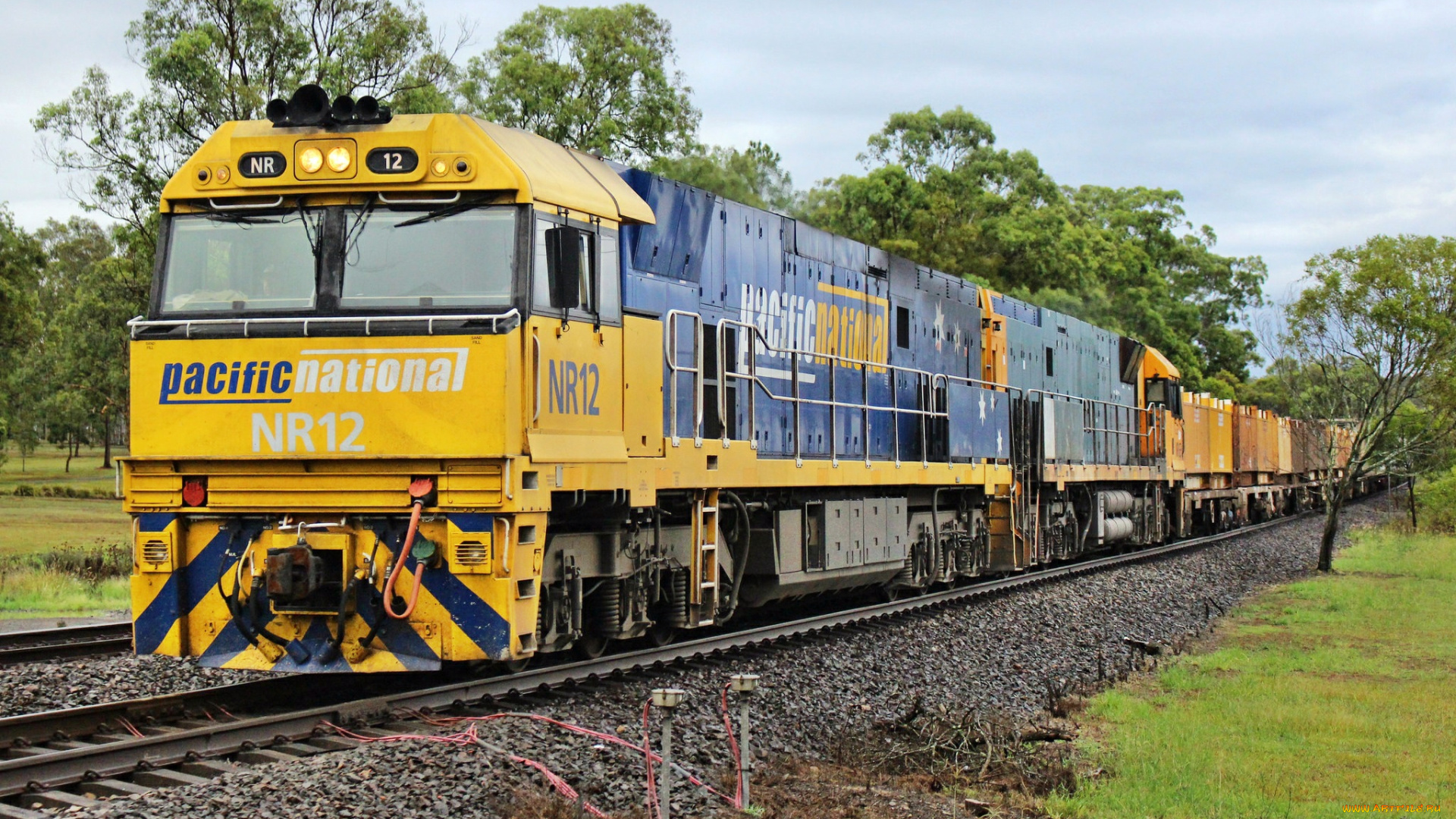 техника, поезда, дорога, железная, состав, локомотив, рельсы