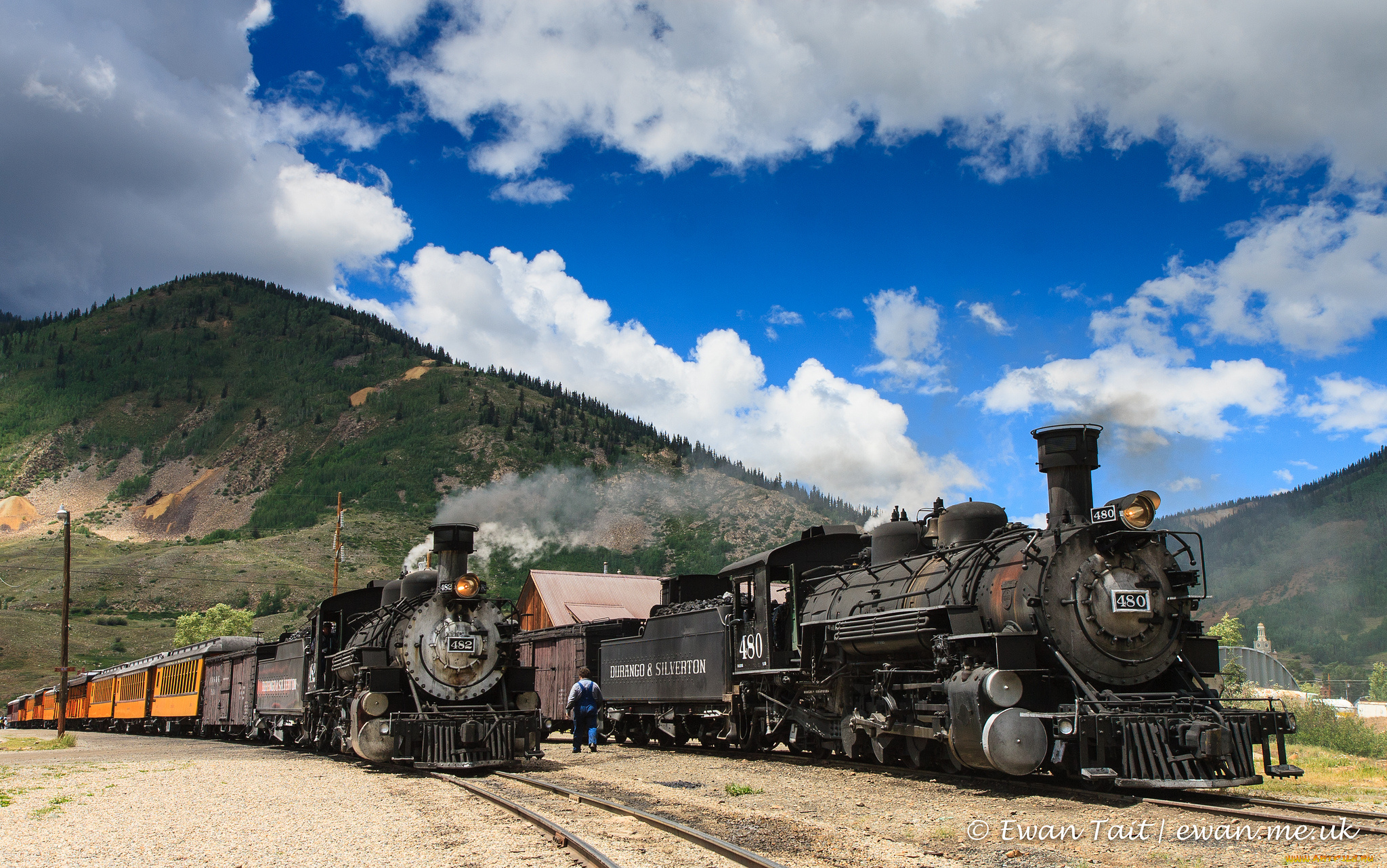 техника, паровозы, поезд, паровоз, рельсы, железная, дорога