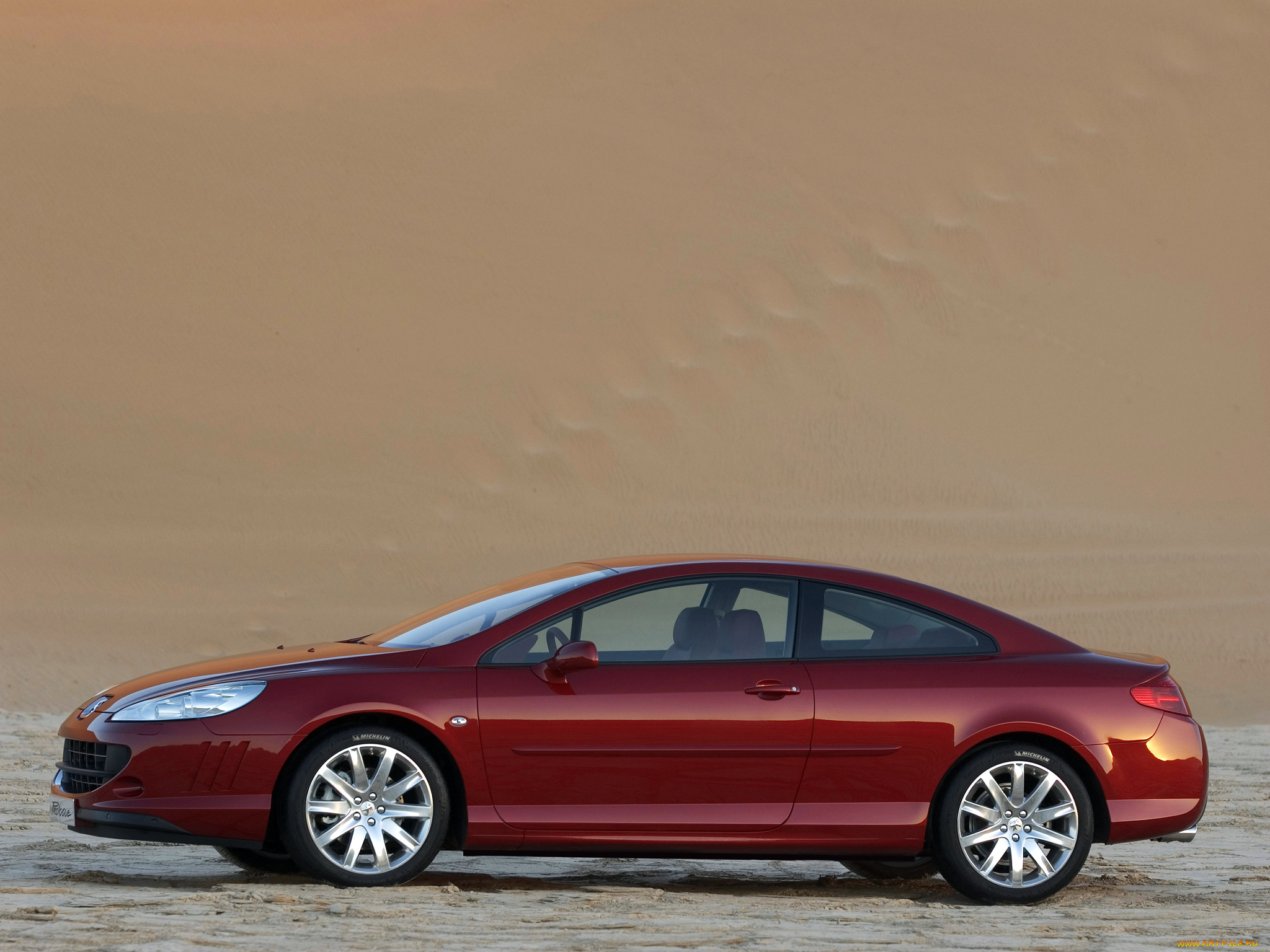 автомобили, peugeot, prologue, 407, красный, 2005, concept