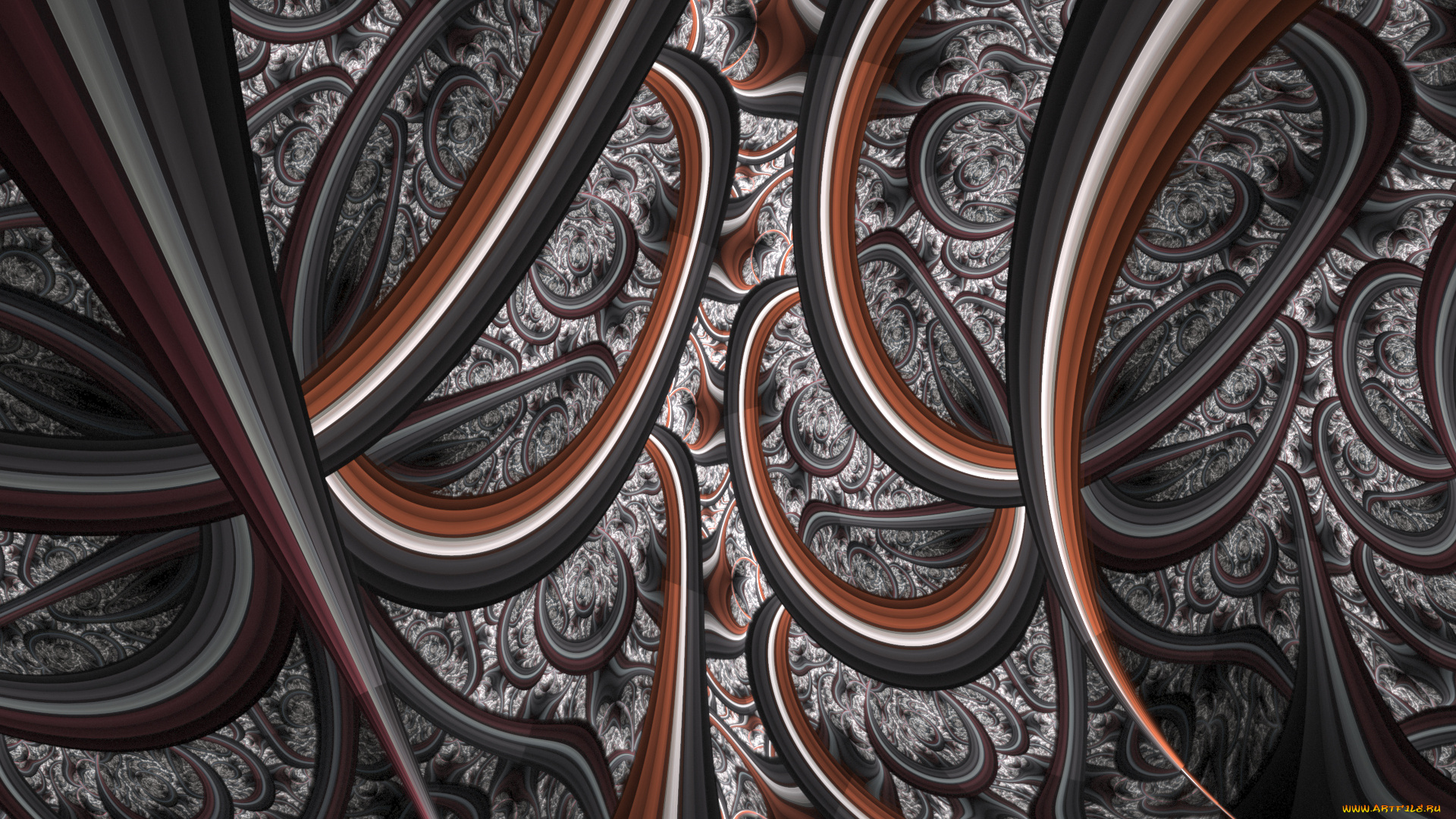 3д, графика, фракталы, , fractal, цвета, фон, узор