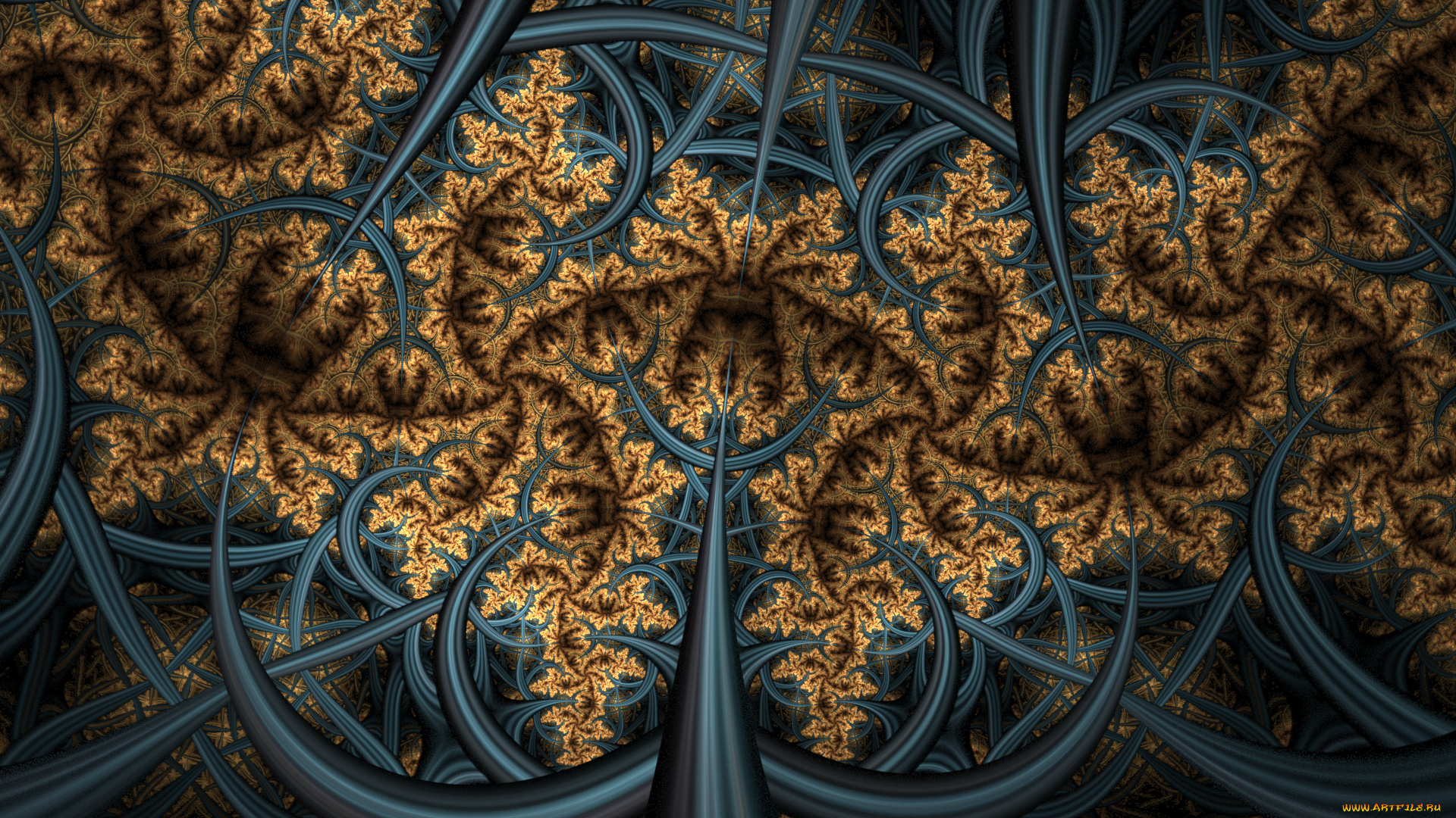 3д, графика, фракталы, , fractal, цвета, фон, узор