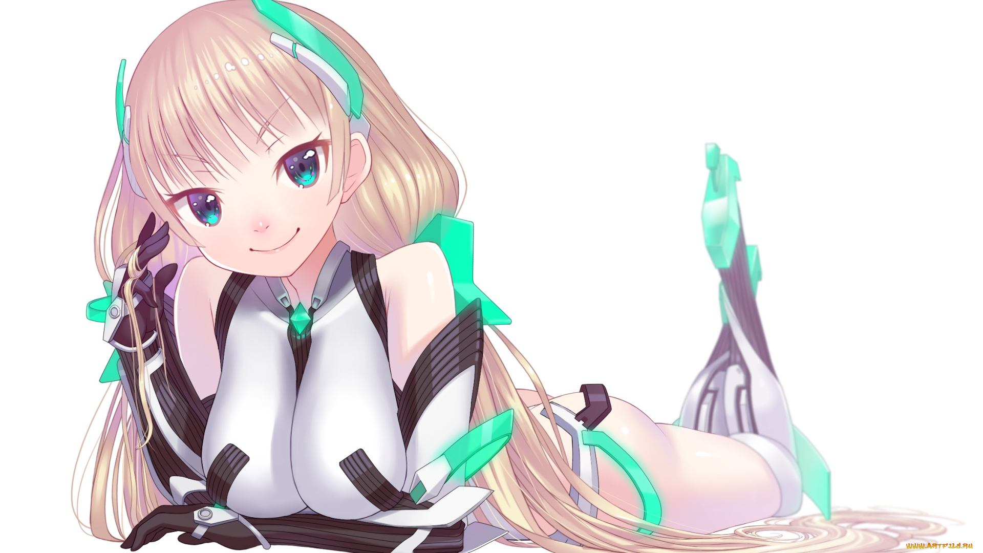 аниме, оружие, , техника, , технологии, expelled, from, paradise, арт, tat, angela, balzac, взгляд, девушка