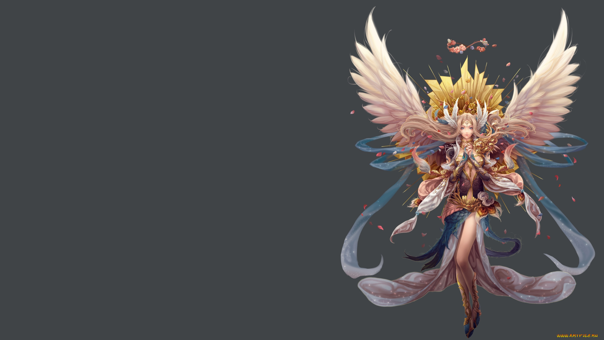 фэнтези, ангелы, крылья, арт, костюм, фейка, аниме, игра, девушка, шмот