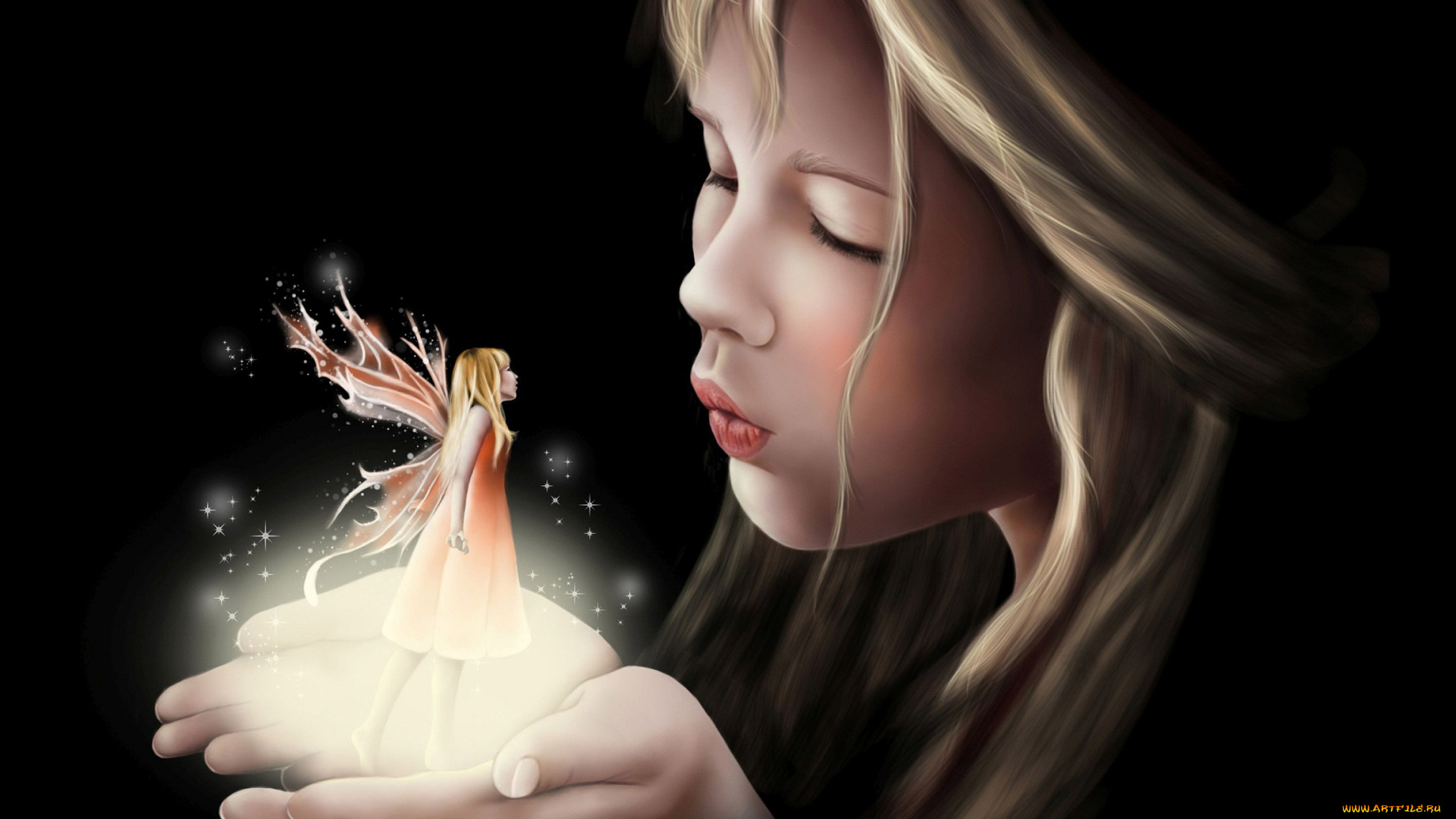 фэнтези, феи, сказка, фентези, крылья, фейка, девочка, арт