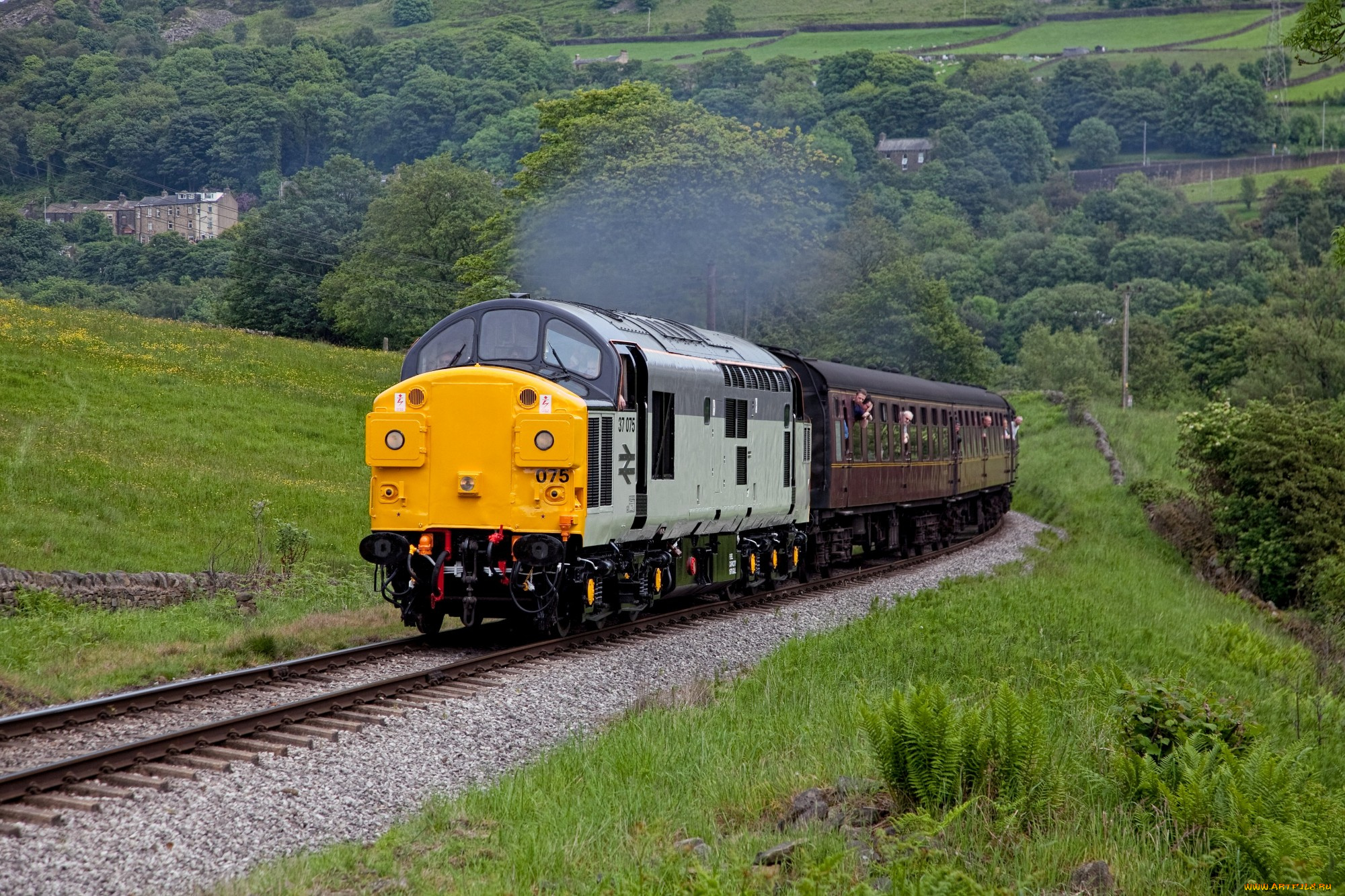 техника, поезда, локомотив, дорога, состав, железная