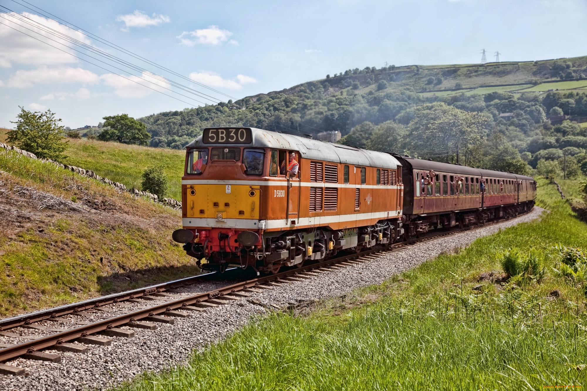 техника, поезда, состав, локомотив, дорога, железная