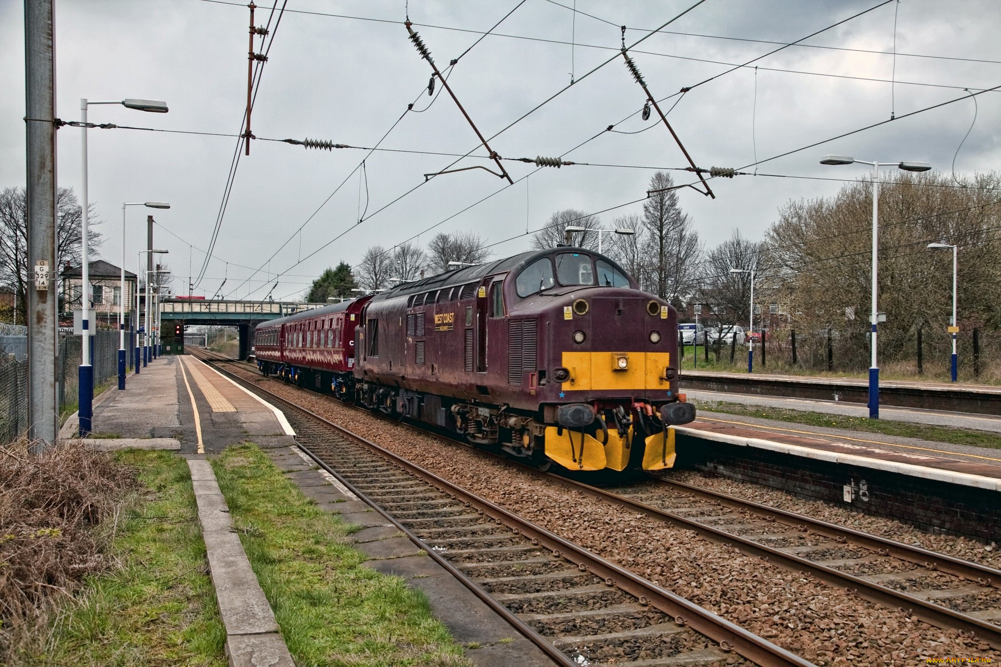 техника, поезда, состав, локомотив, дорога, железная