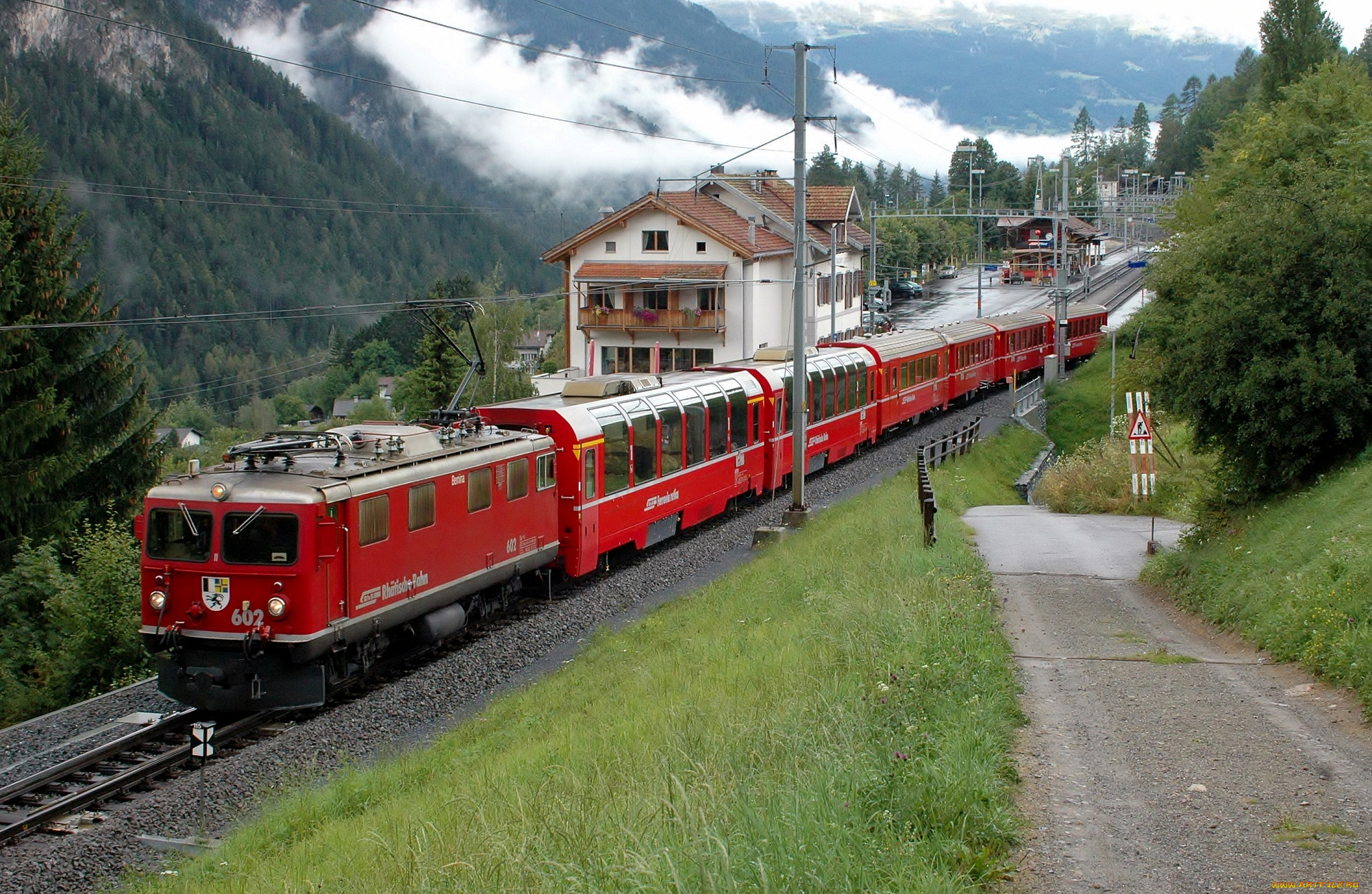 техника, электрички, дорога, железная, состав, локомотив