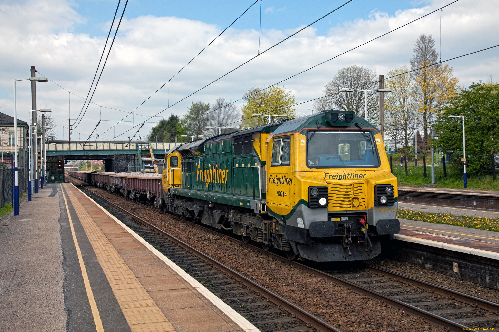 техника, поезда, состав, локомотив, дорога, железная