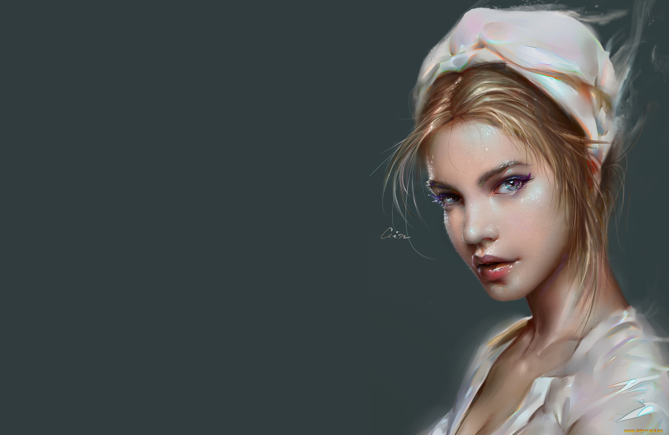 фэнтези, девушки, взгляд, арт, девушка