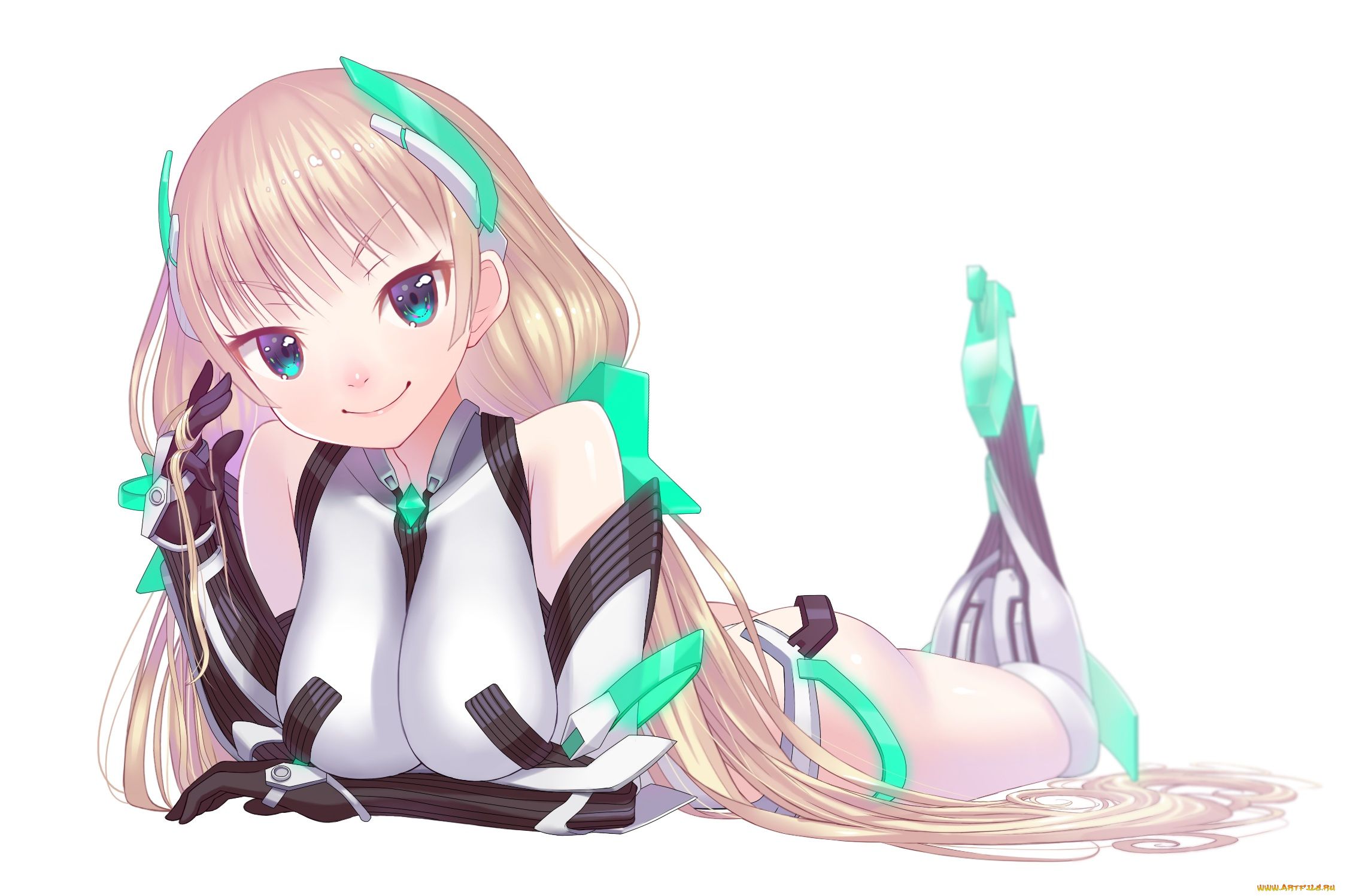 аниме, оружие, , техника, , технологии, expelled, from, paradise, арт, tat, angela, balzac, взгляд, девушка