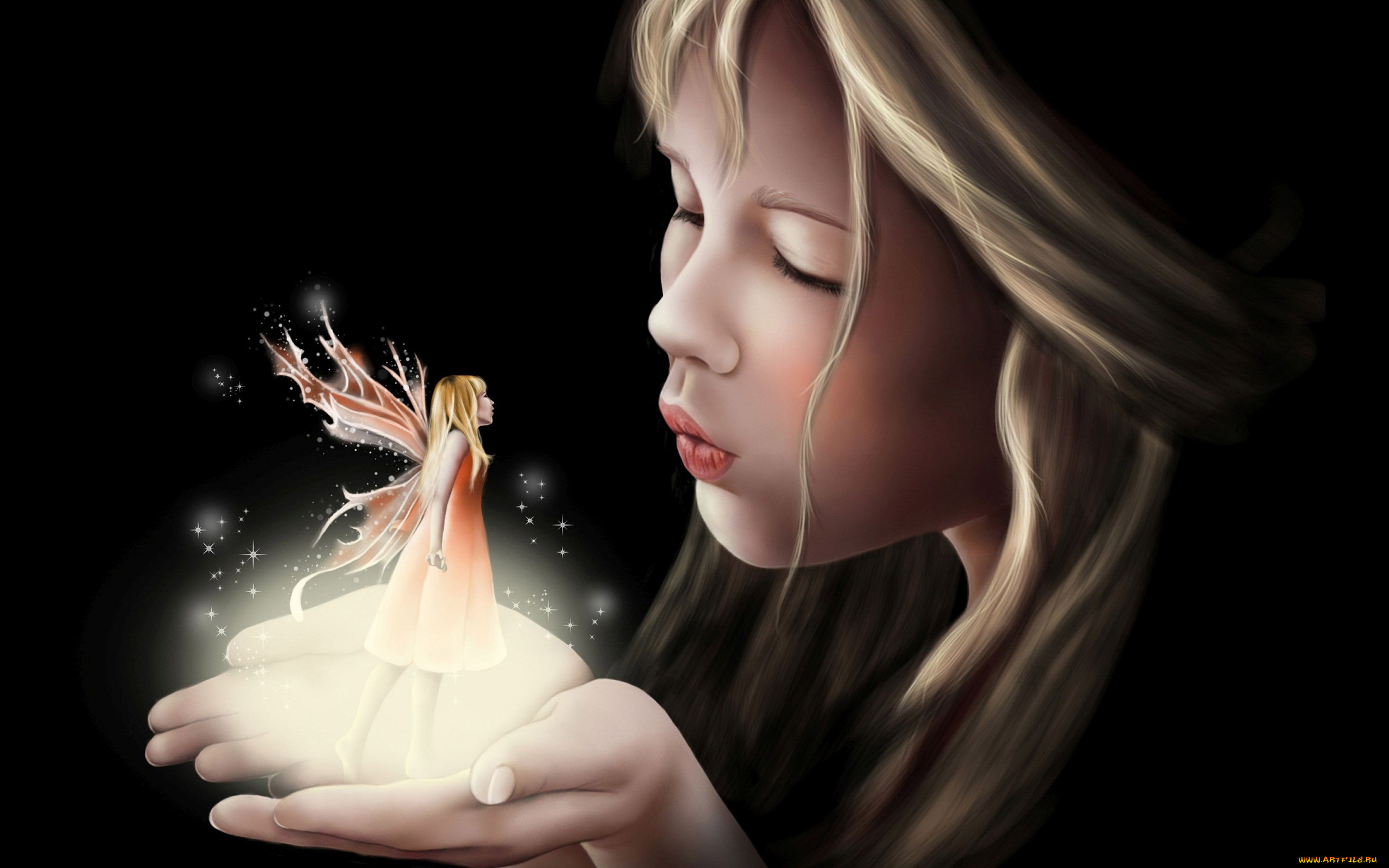 фэнтези, феи, сказка, фентези, крылья, фейка, девочка, арт