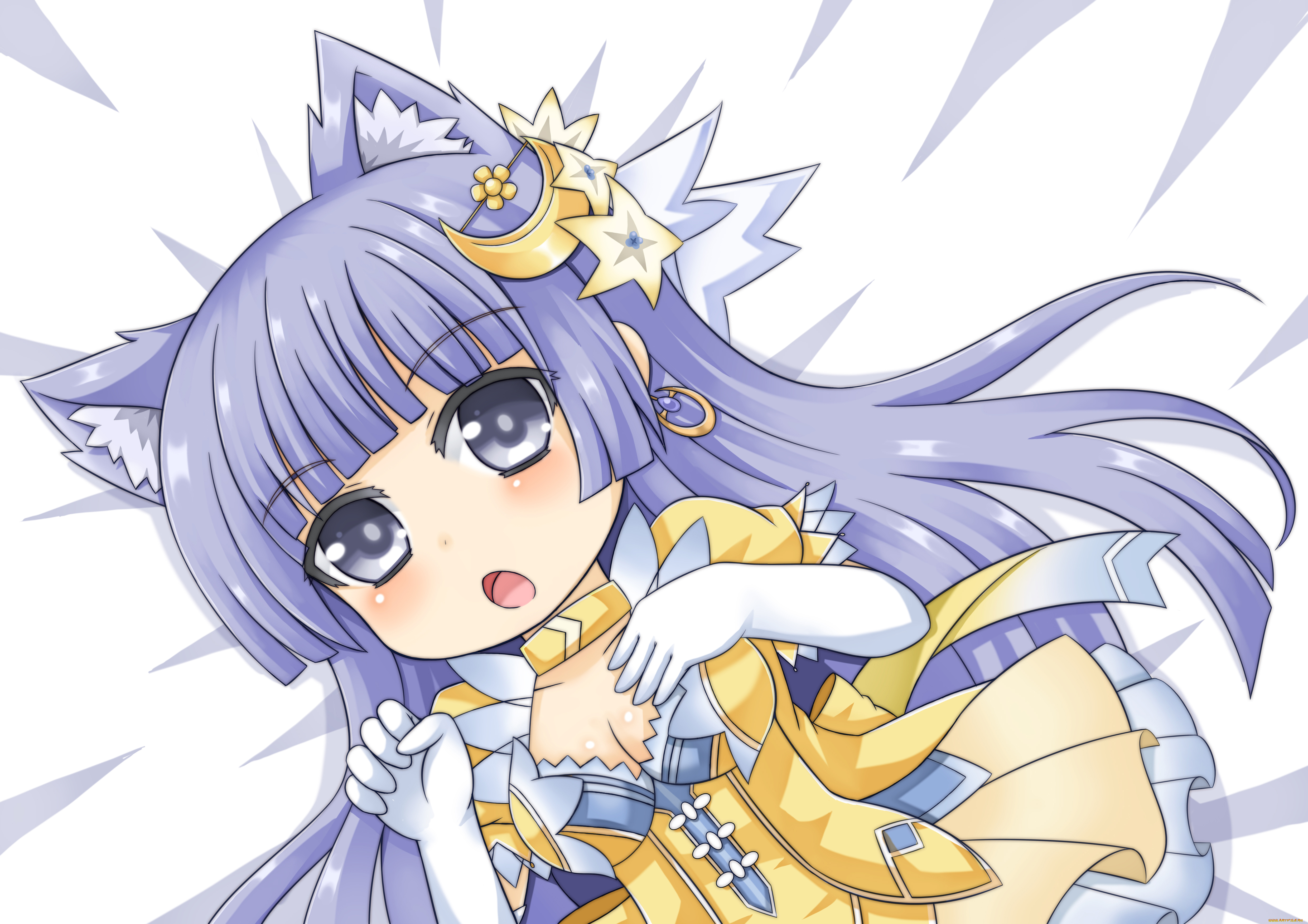 аниме, date, a, live, арт, greenteaneko, izayoi, miku, date, a, live, взгляд, девочка