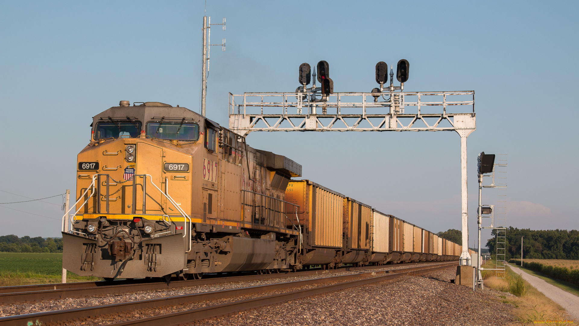 техника, поезда, состав, локомотив, рельсы