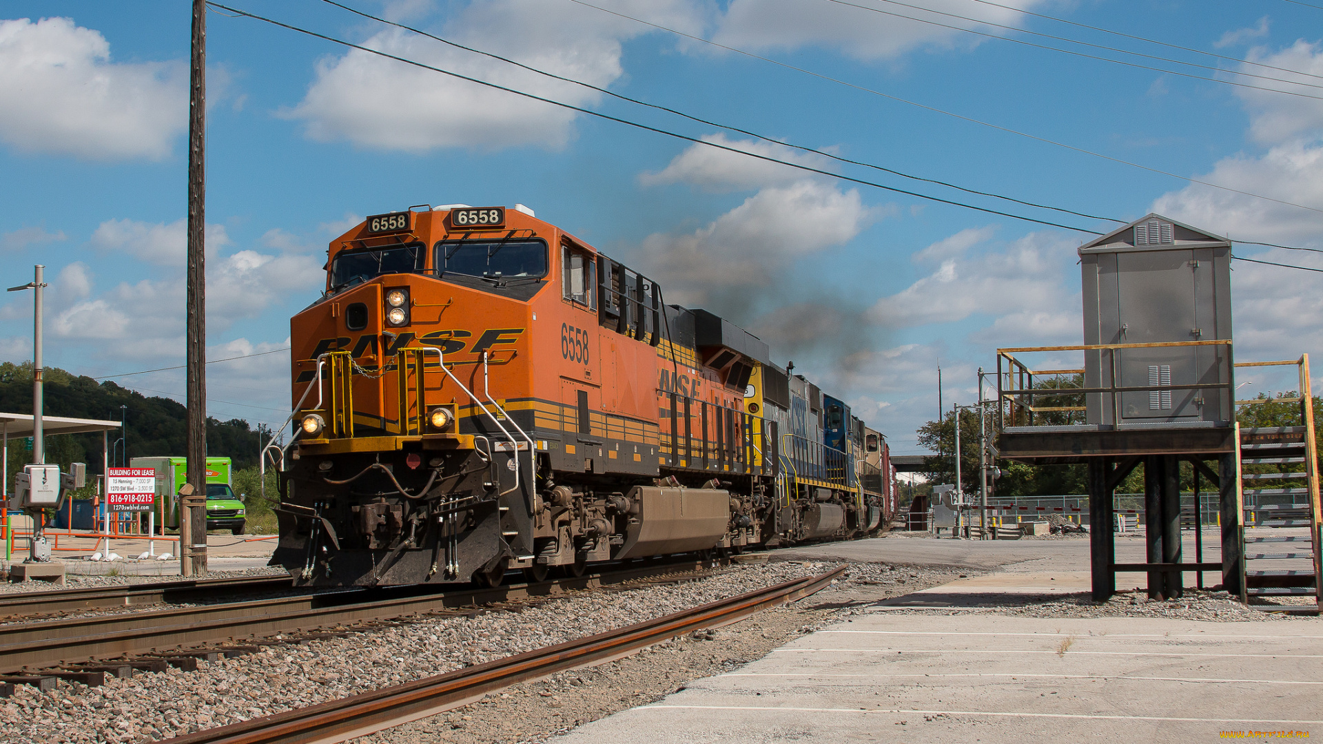 техника, поезда, состав, локомотив, рельсы