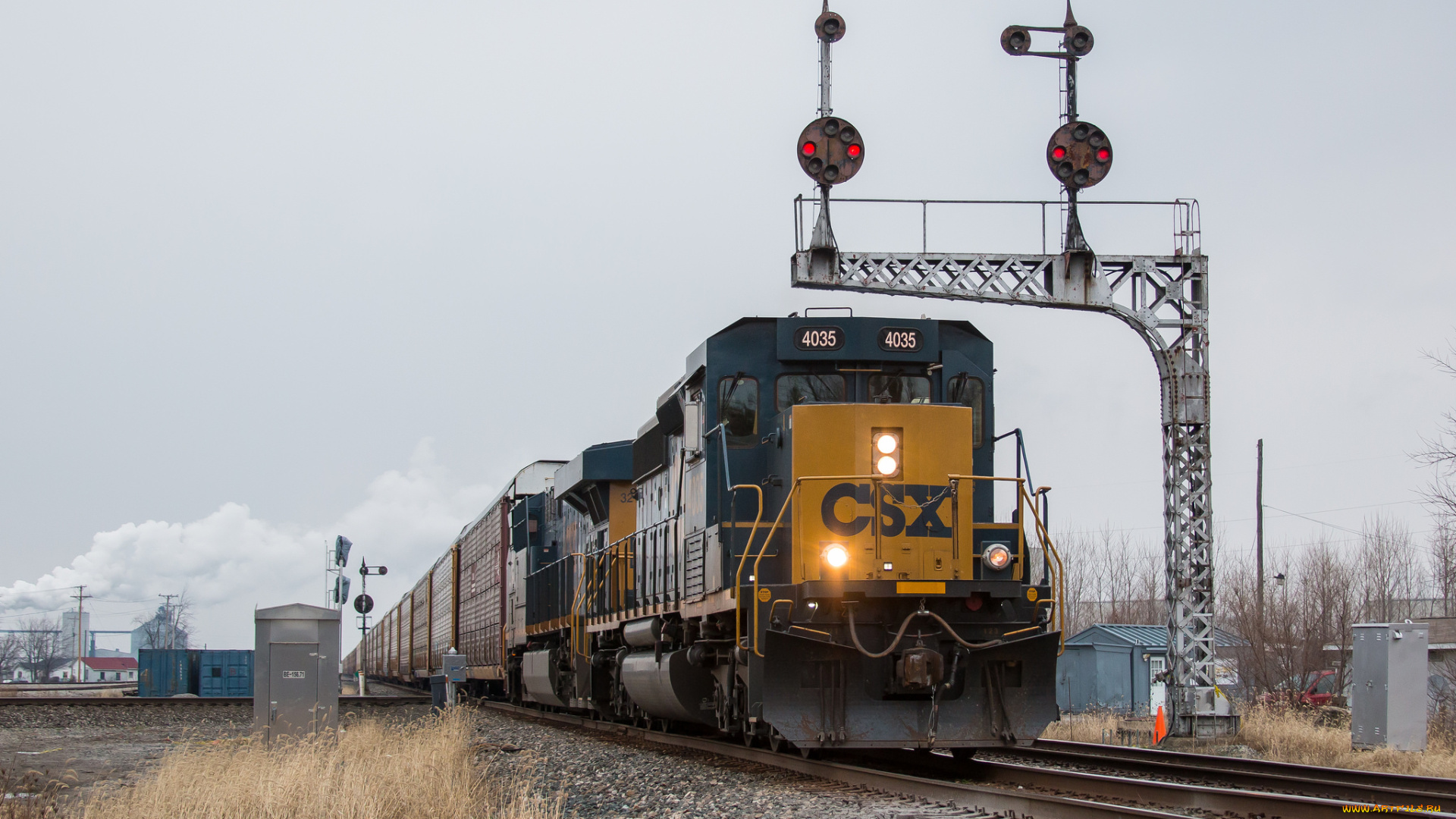 техника, поезда, состав, локомотив, рельсы