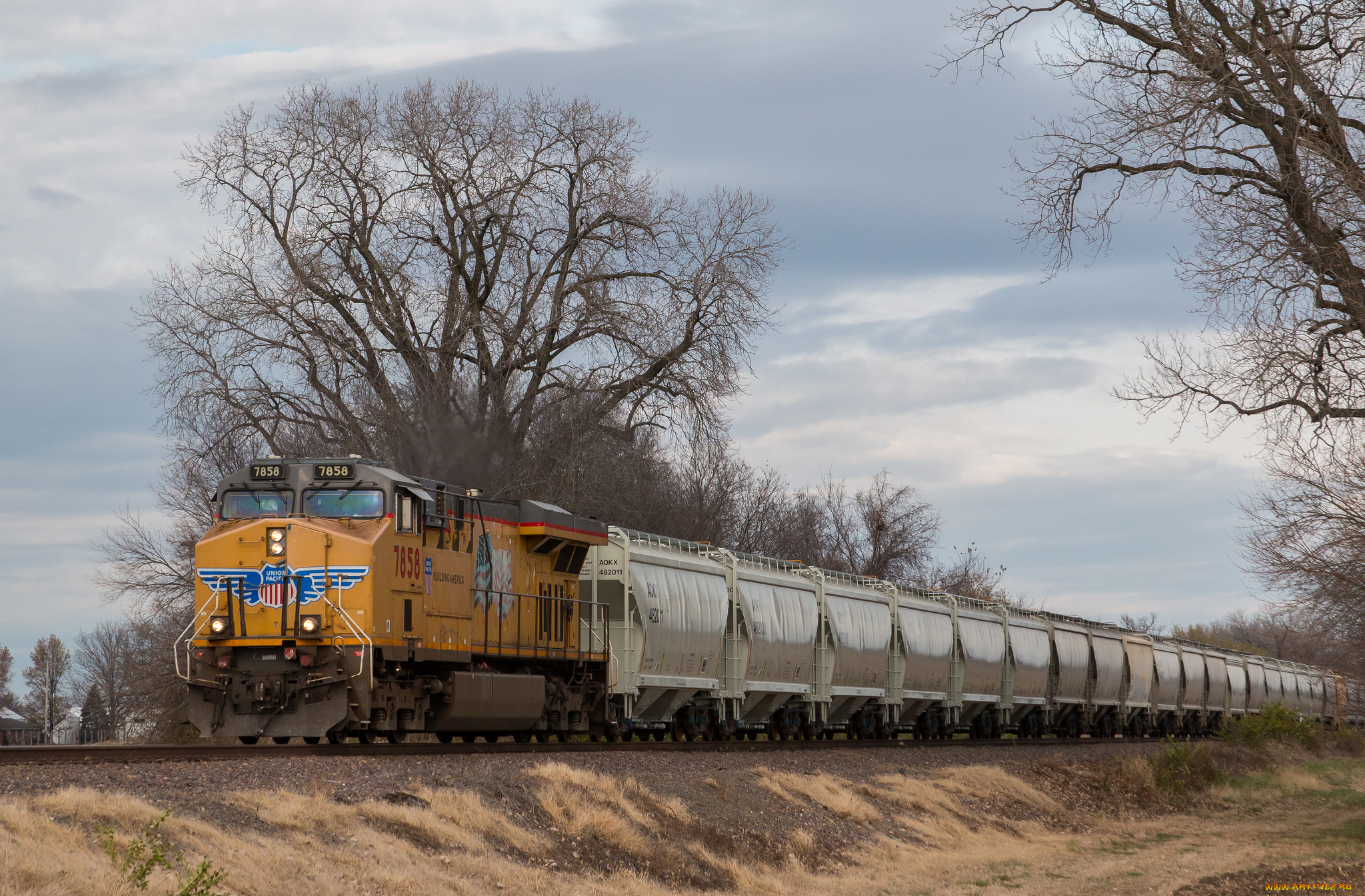 техника, поезда, состав, локомотив, рельсы