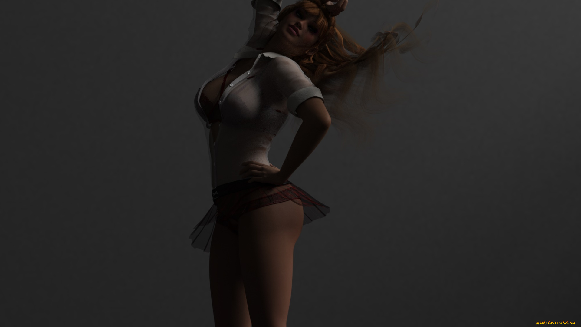 3д, графика, люди, , people, взгляд, девушка, фон