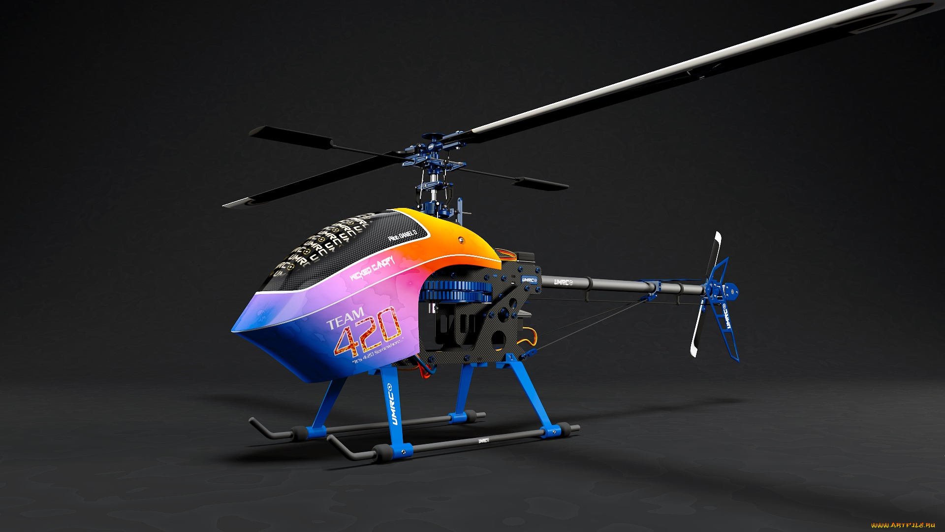 3д, графика, моделирование, , modeling, вертолет