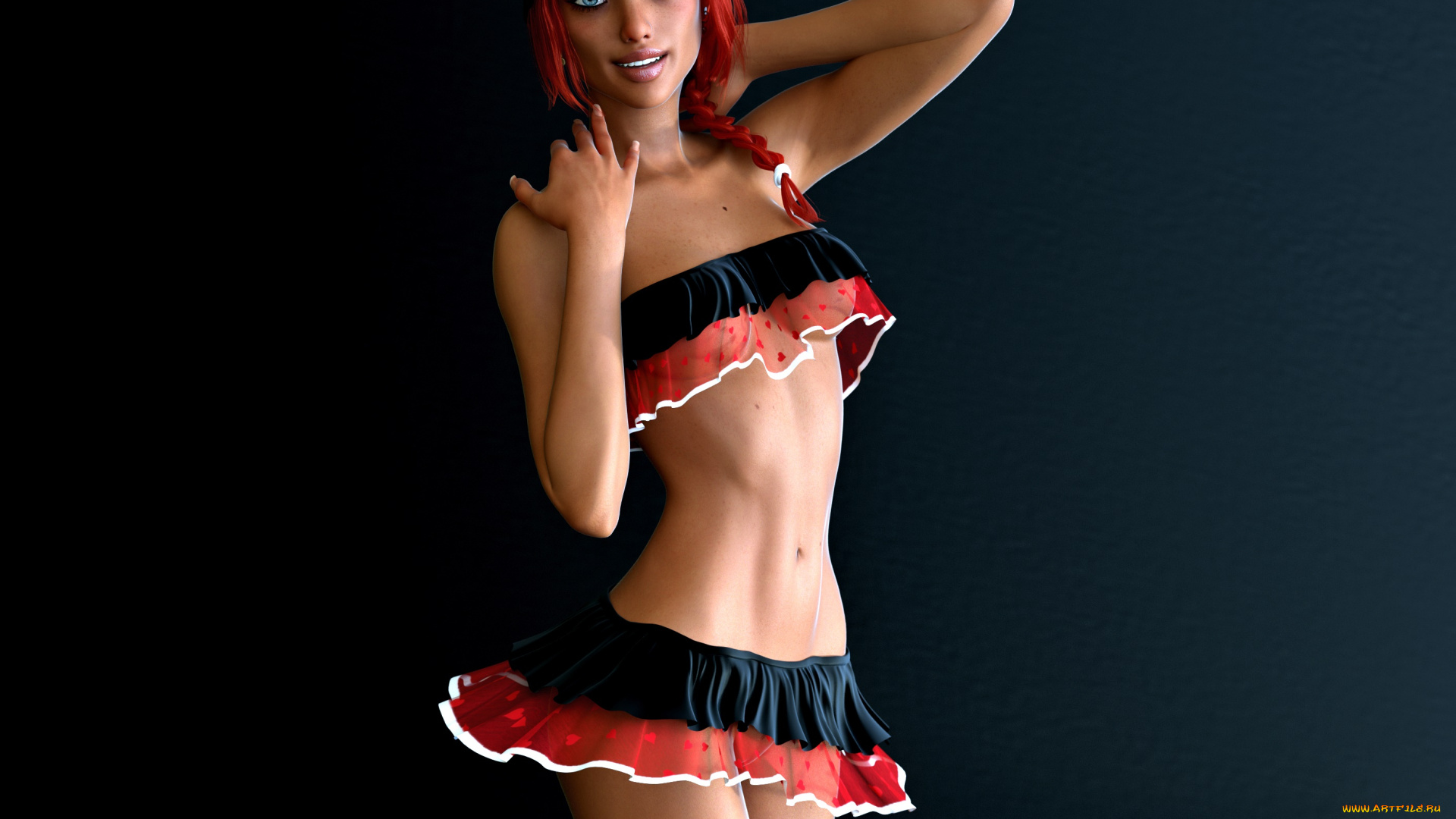 3д, графика, люди, , people, девушка, фон, взгляд