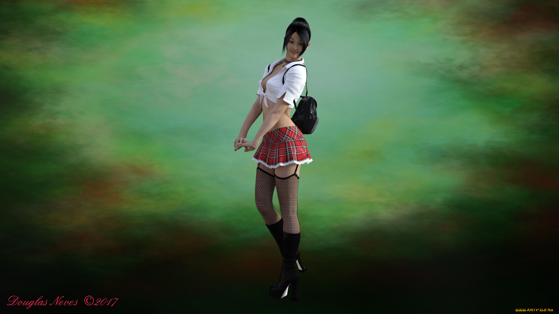 3д, графика, люди, , people, взгляд, девушка, фон