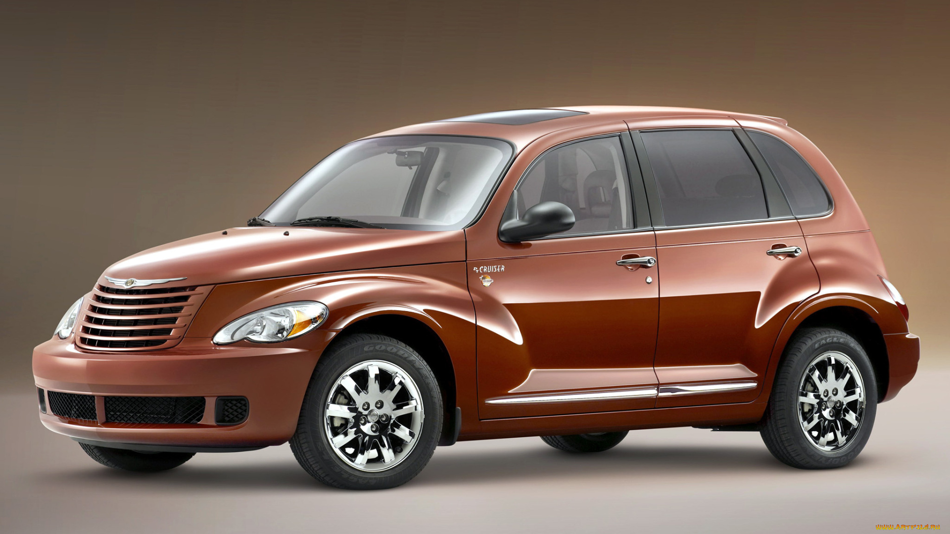 chrysler, street, pt, cruiser, sunset, boulevard, 2008, автомобили, chrysler, cruiser, pt, street, 2008, boulevard, sunset