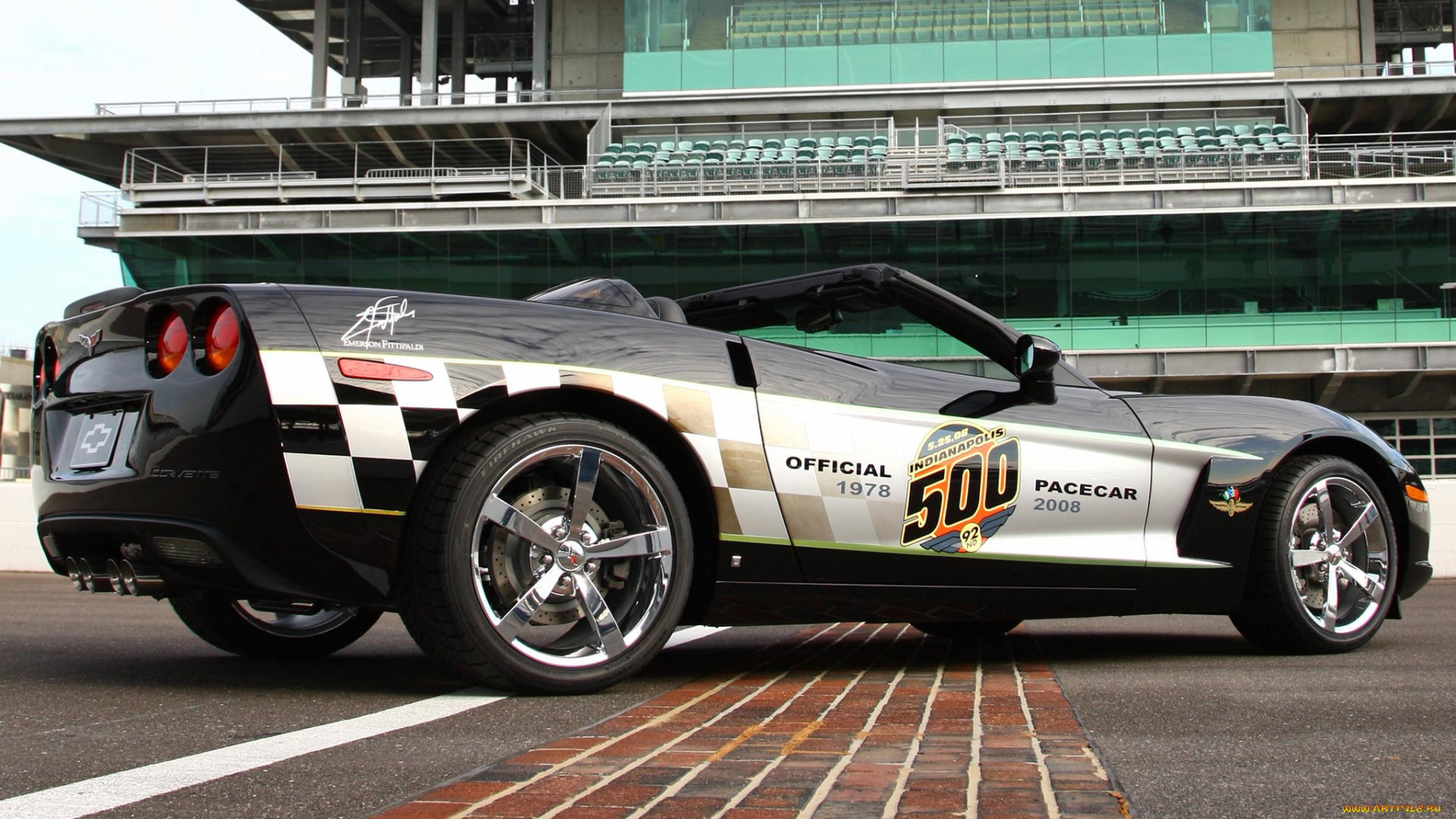 corvette, convertible, 30th, anniversary, indy, 500, pace, car, 2008, автомобили, corvette, 2008, car, pace, 500, indy, anniversary, 30th, convertible