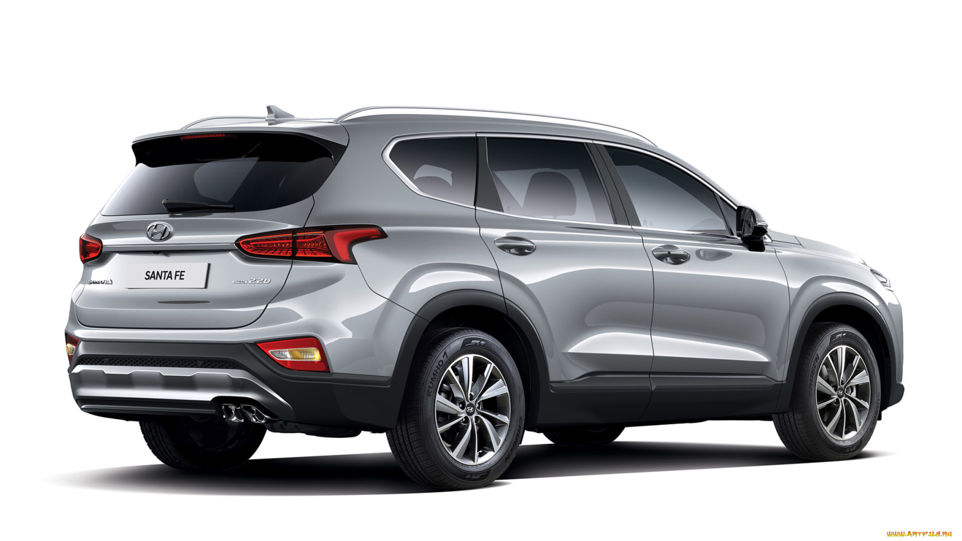 hyundai, santa, fe, 2019, автомобили, hyundai, металлик, 2019, santa, fe, серый, crossover