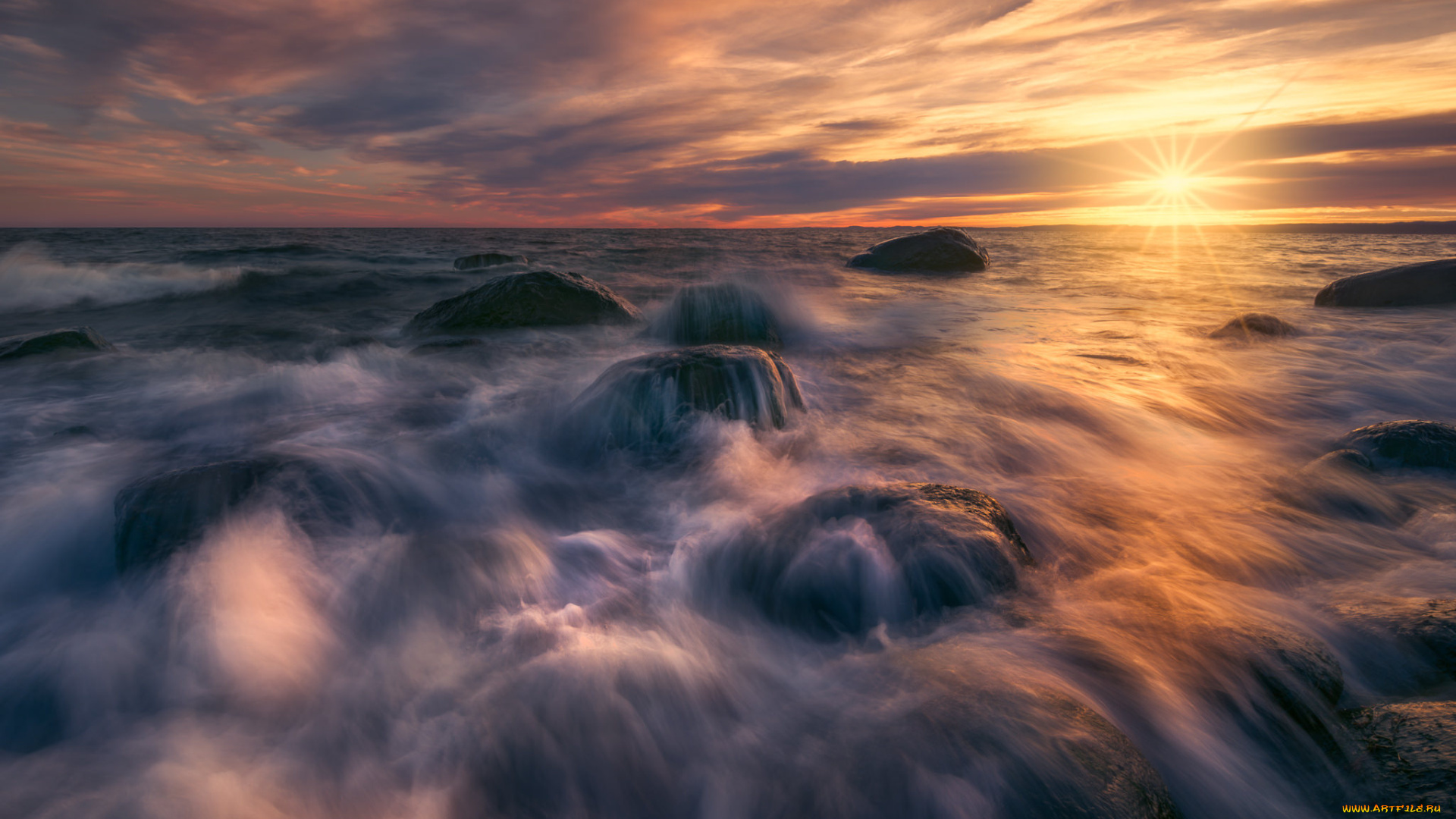 природа, восходы, закаты, простор