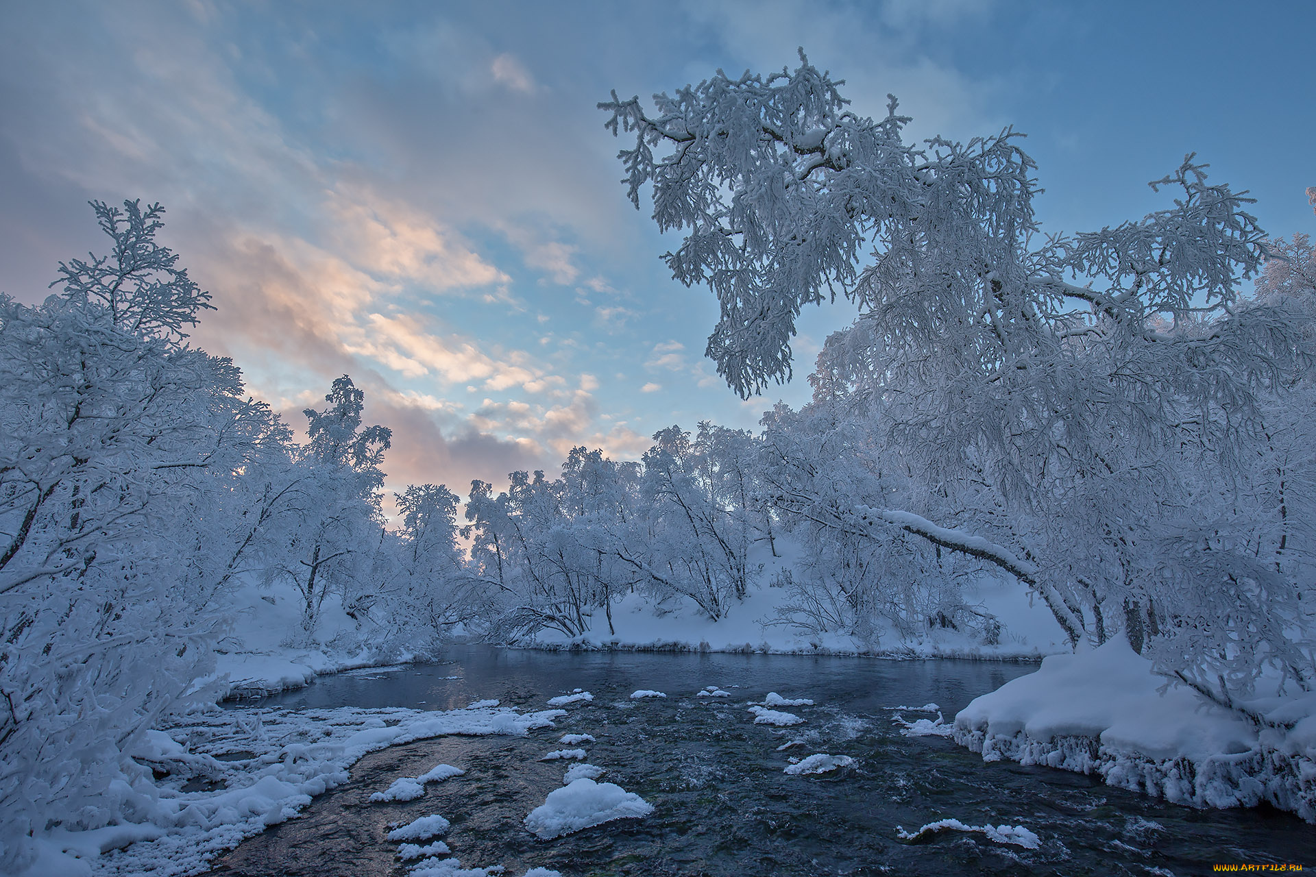 природа, зима, простор