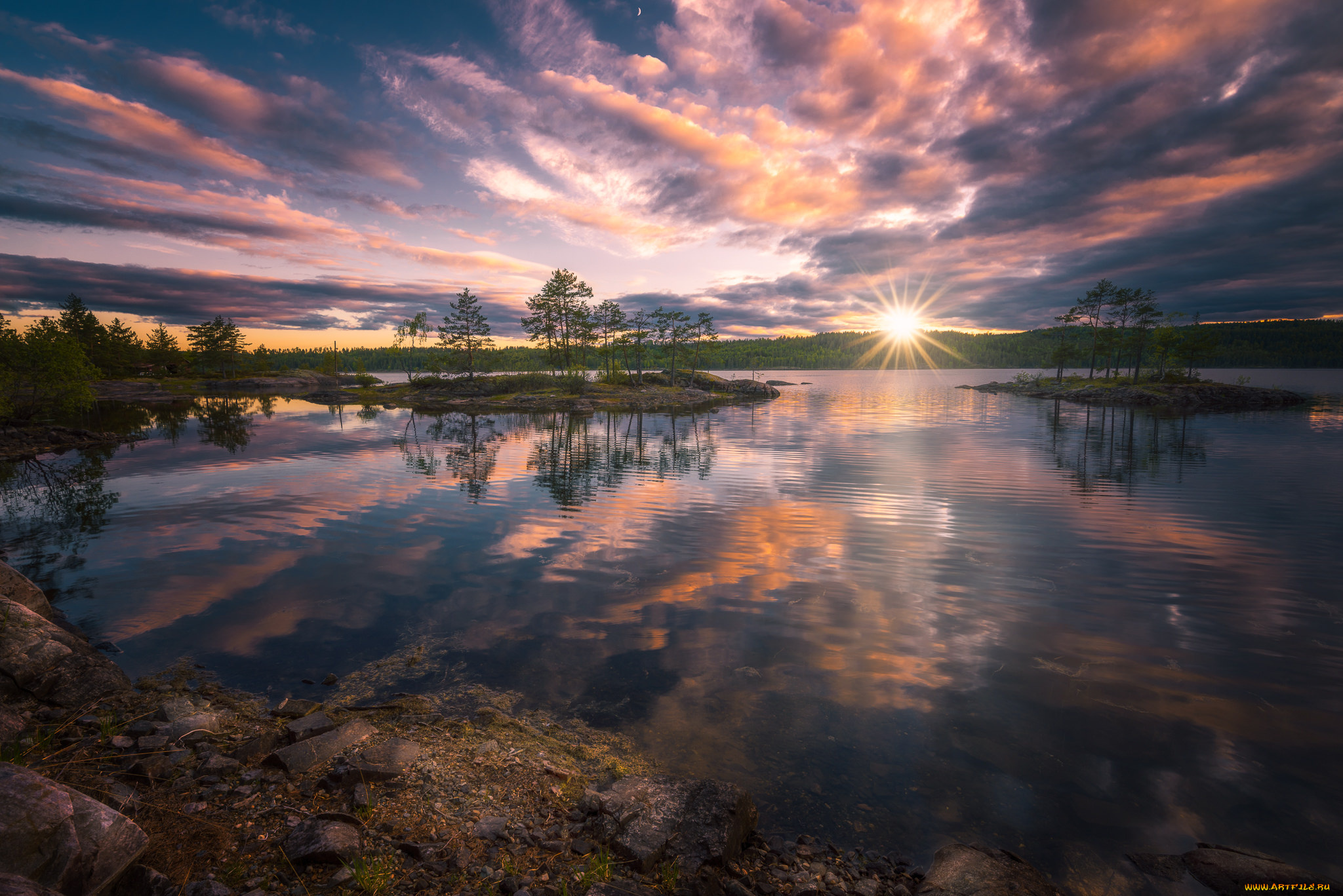 природа, реки, озера, простор