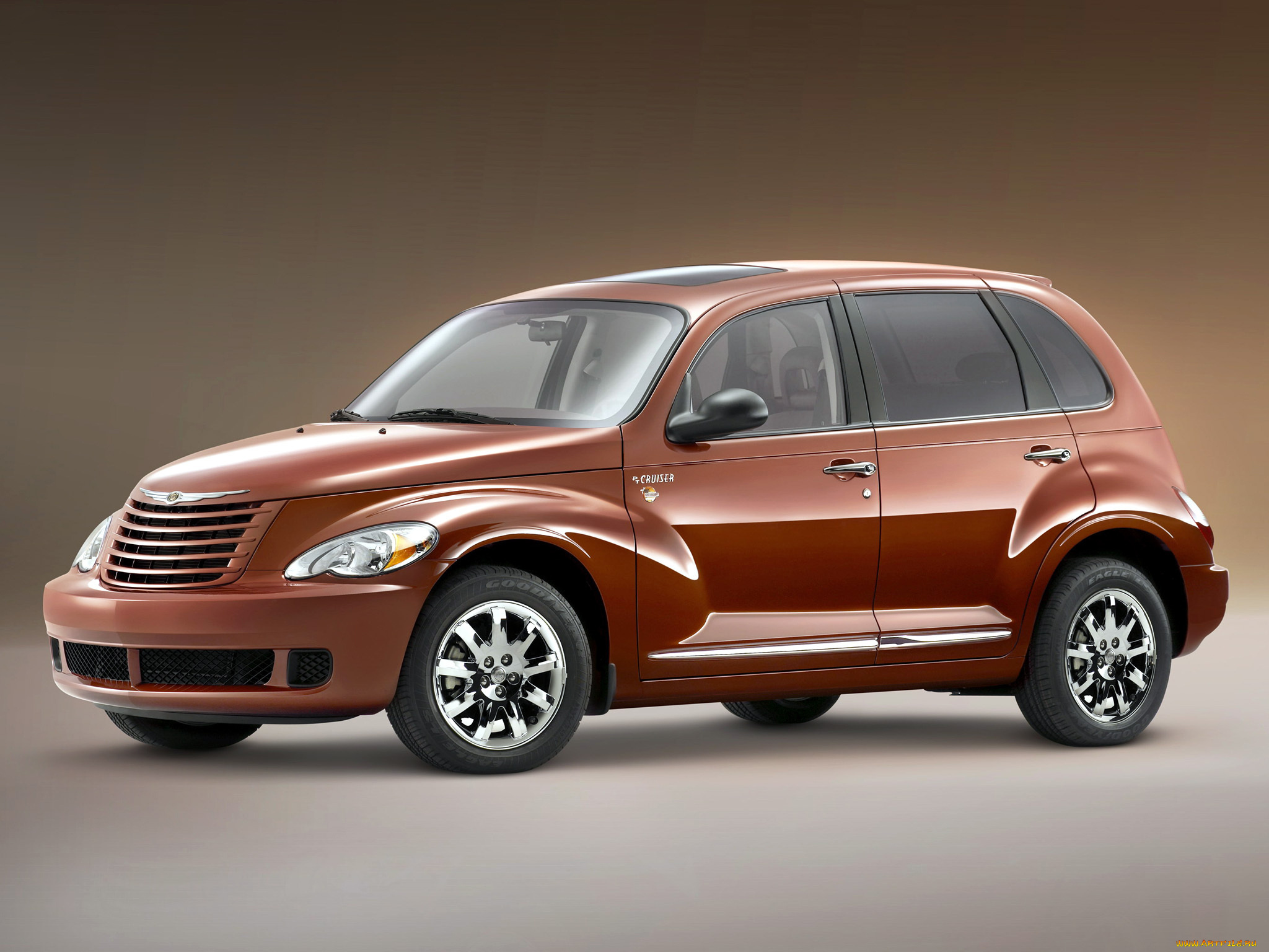 chrysler, street, pt, cruiser, sunset, boulevard, 2008, автомобили, chrysler, cruiser, pt, street, 2008, boulevard, sunset