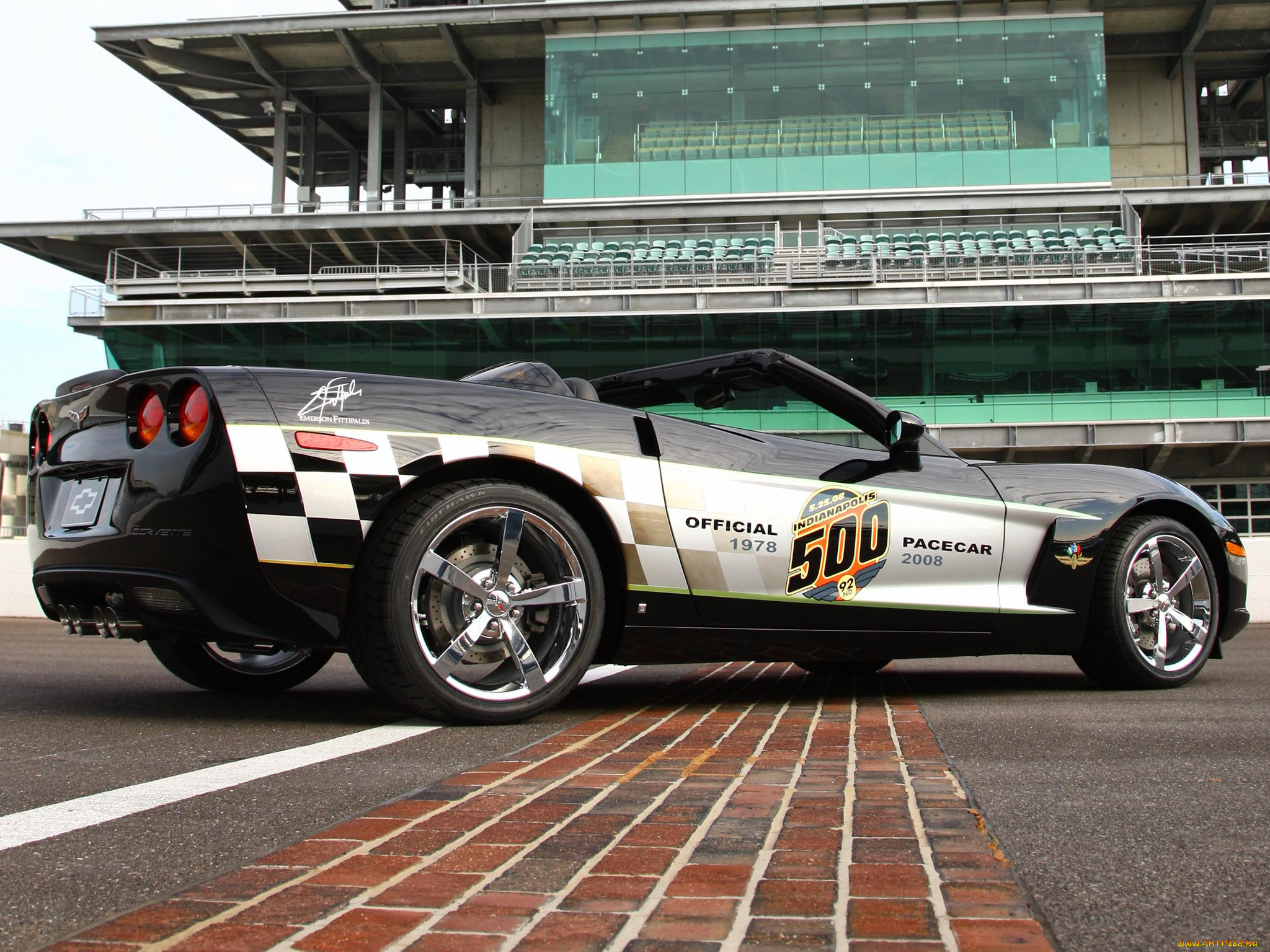 corvette, convertible, 30th, anniversary, indy, 500, pace, car, 2008, автомобили, corvette, 2008, car, pace, 500, indy, anniversary, 30th, convertible