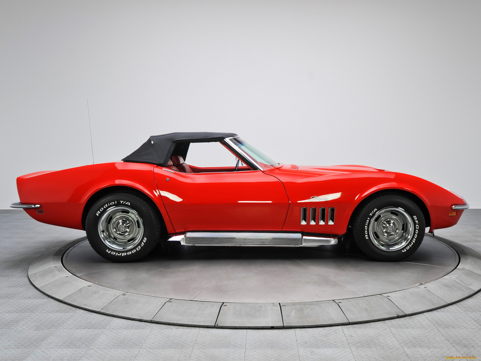 corvette, stingray, l46-350, convertible, 1969, автомобили, corvette, l46-350, stingray, 1969, convertible