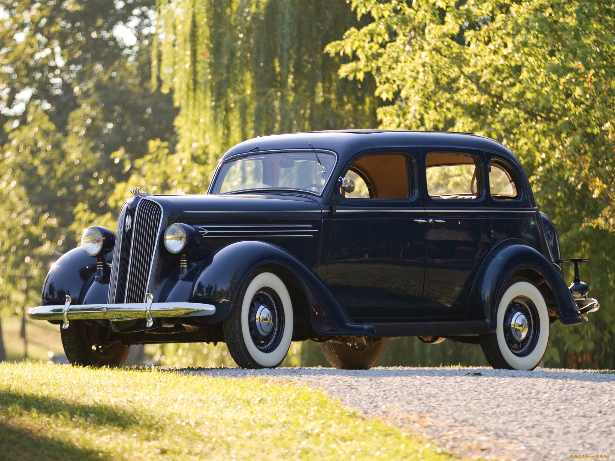 plymouth, deluxe, model-p2, touring, sedan, 1936, автомобили, plymouth, deluxe, model-p2, touring, sedan, 1936, blue
