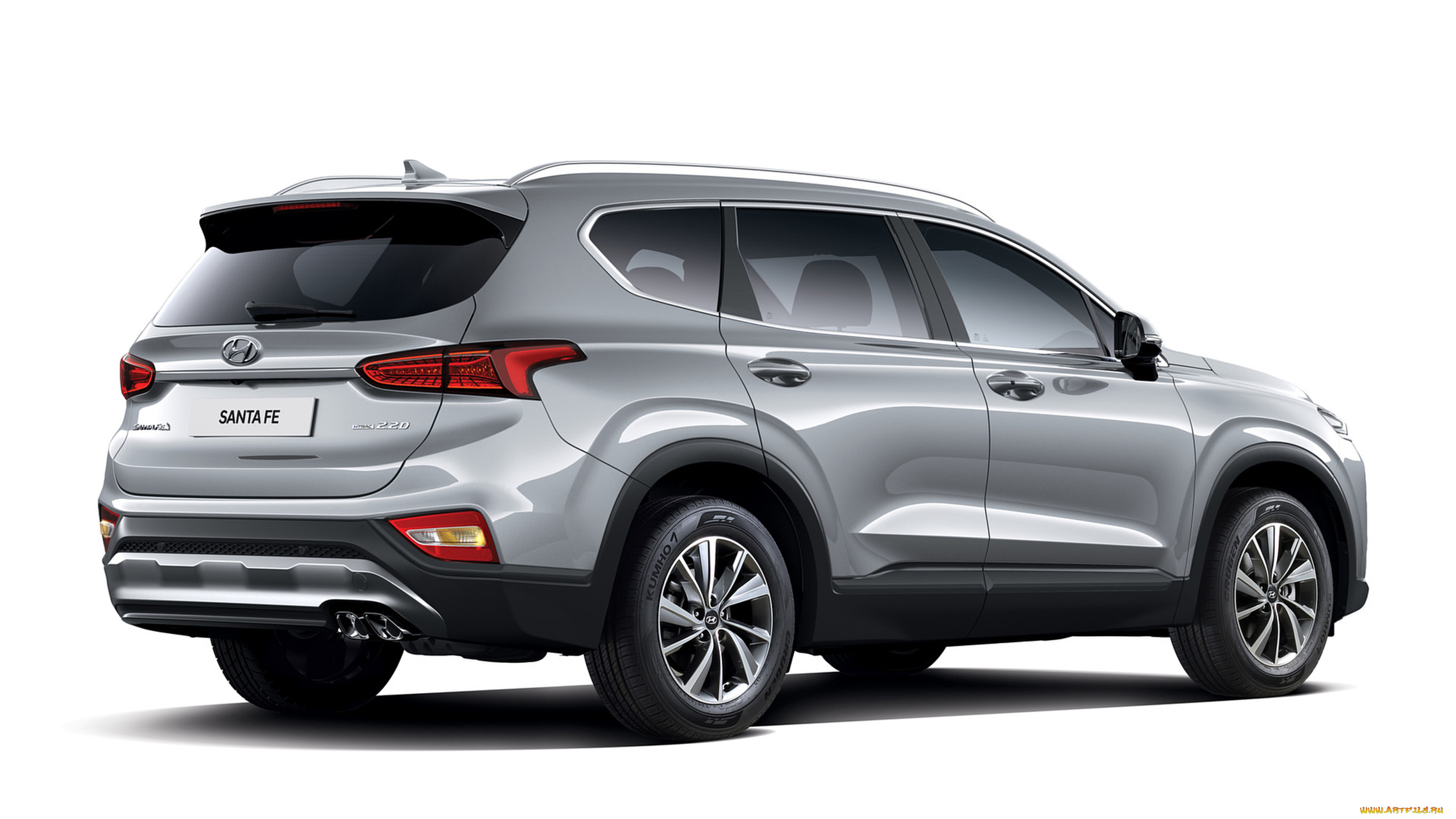 hyundai, santa, fe, 2019, автомобили, hyundai, металлик, 2019, santa, fe, серый, crossover