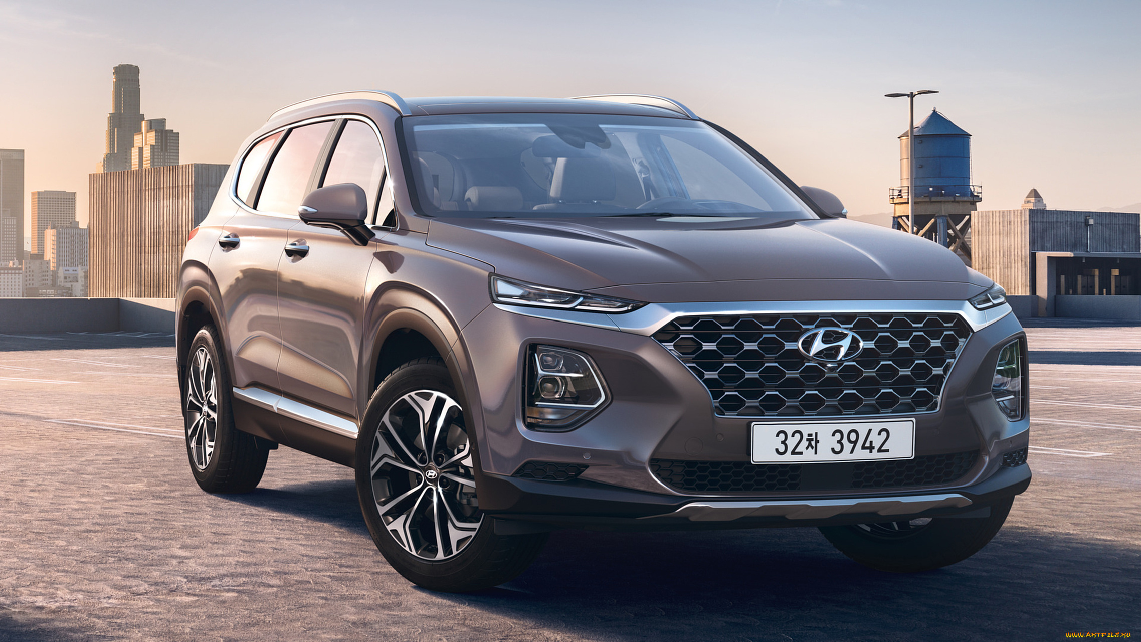 hyundai, santa, fe, 2019, автомобили, hyundai, crossover, santa, fe, 2019