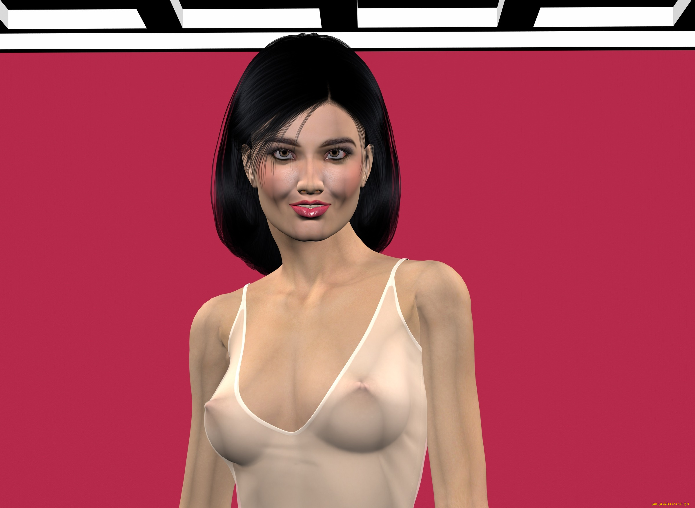 3д, графика, люди, , people, взгляд, девушка, фон