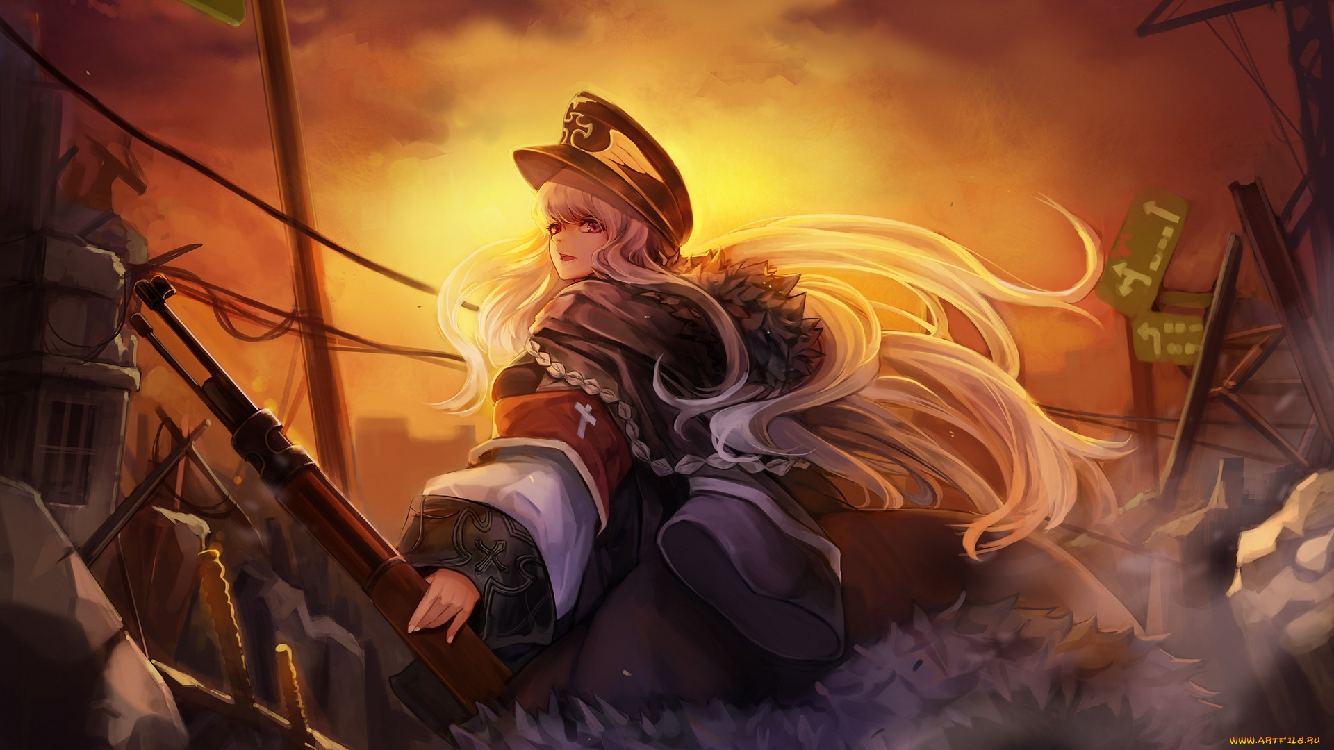 аниме, girls, frontline, girls, frontline