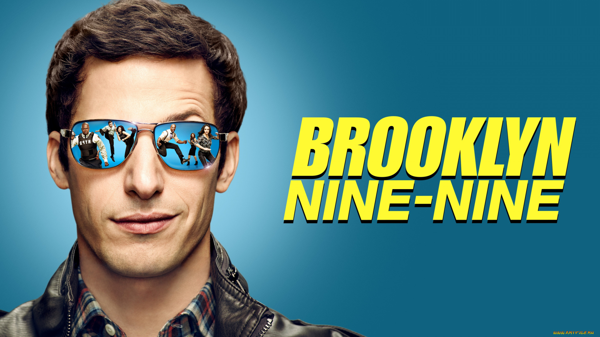 brooklyn, nine-nine, кино, фильмы, криминал, andy, samberg, постер, сериал, бруклин, 9-9, jake, peralta, комедия